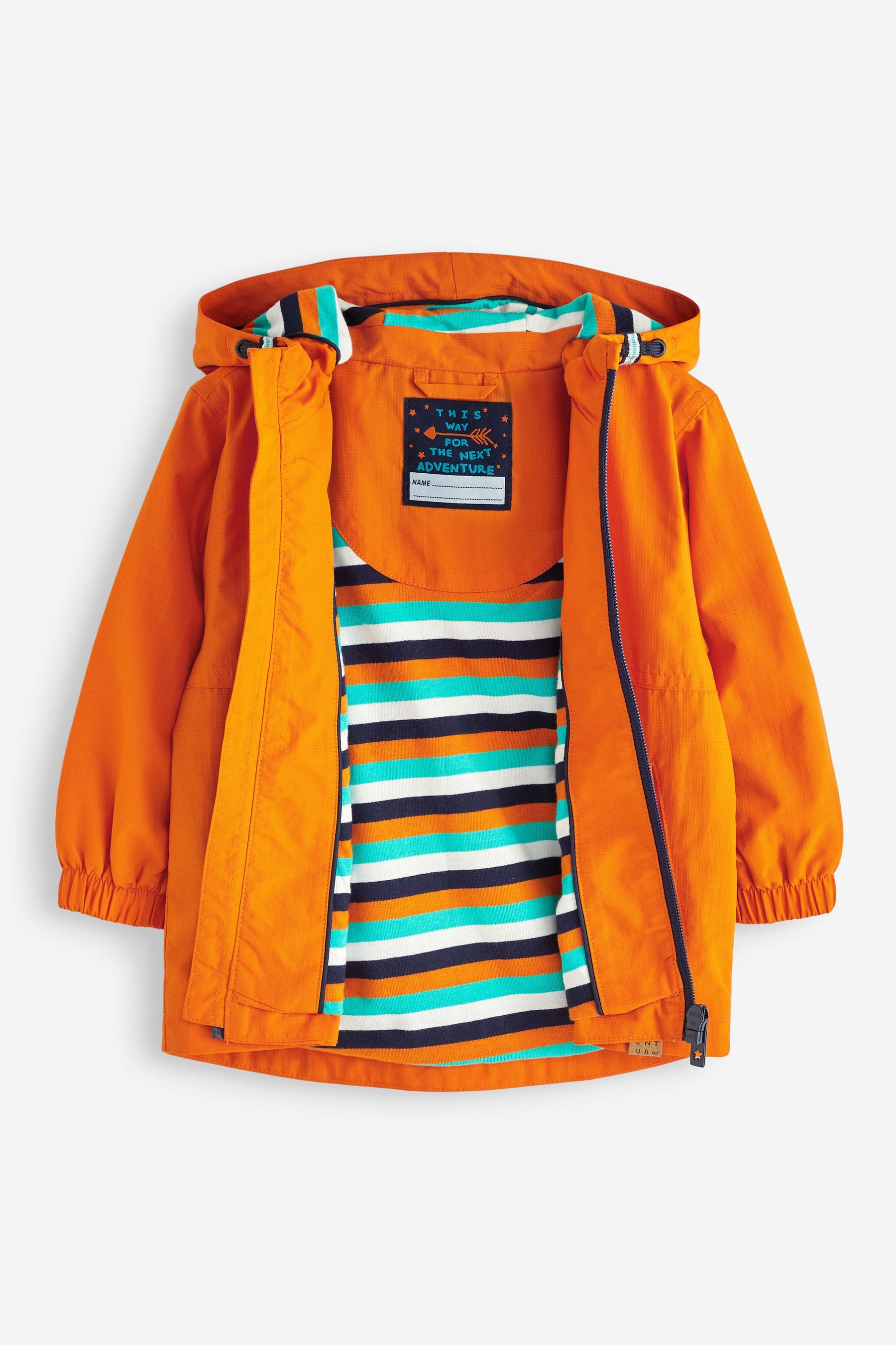 Orange Shower Resistant Summer Jacket (3mths-7yrs)