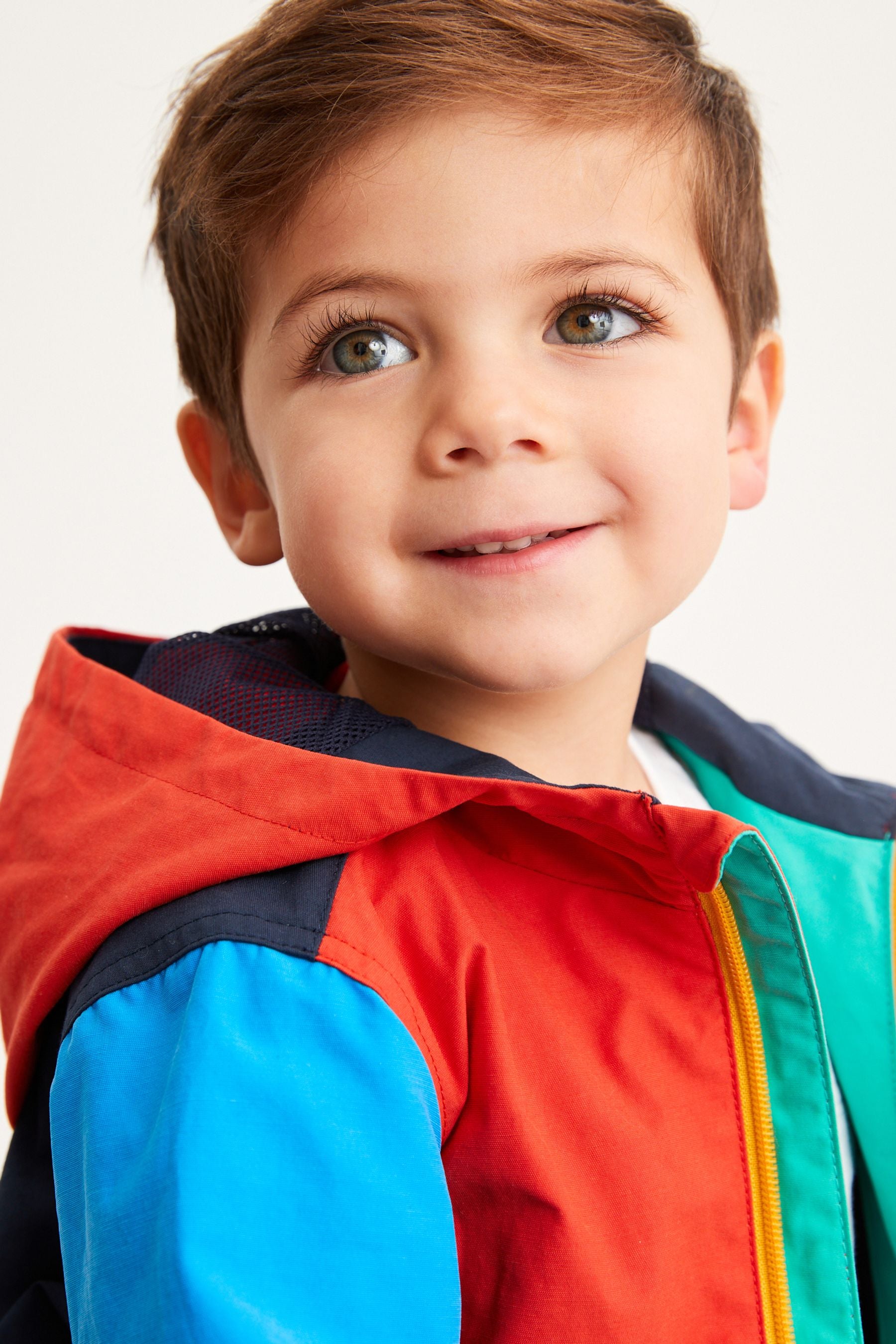 Multi Colourblock Shower Resistant Bomber Jacket (3mths-7yrs)