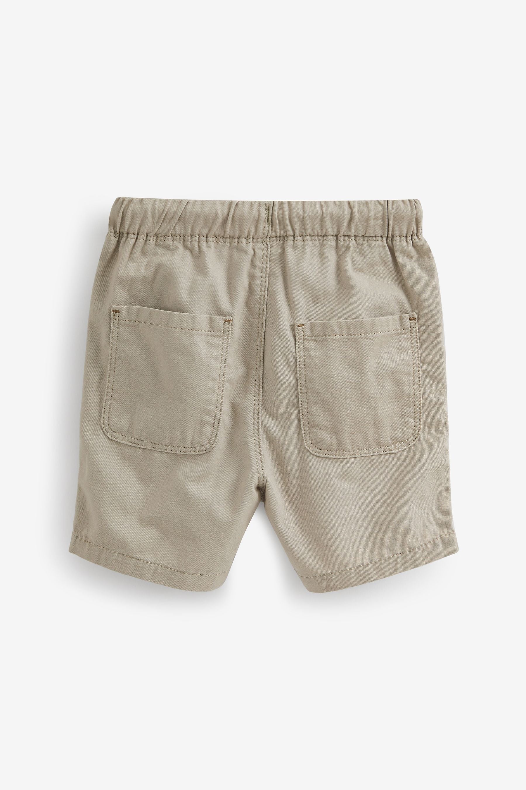 Stone Natural Pull-On Shorts (3mths-7yrs)