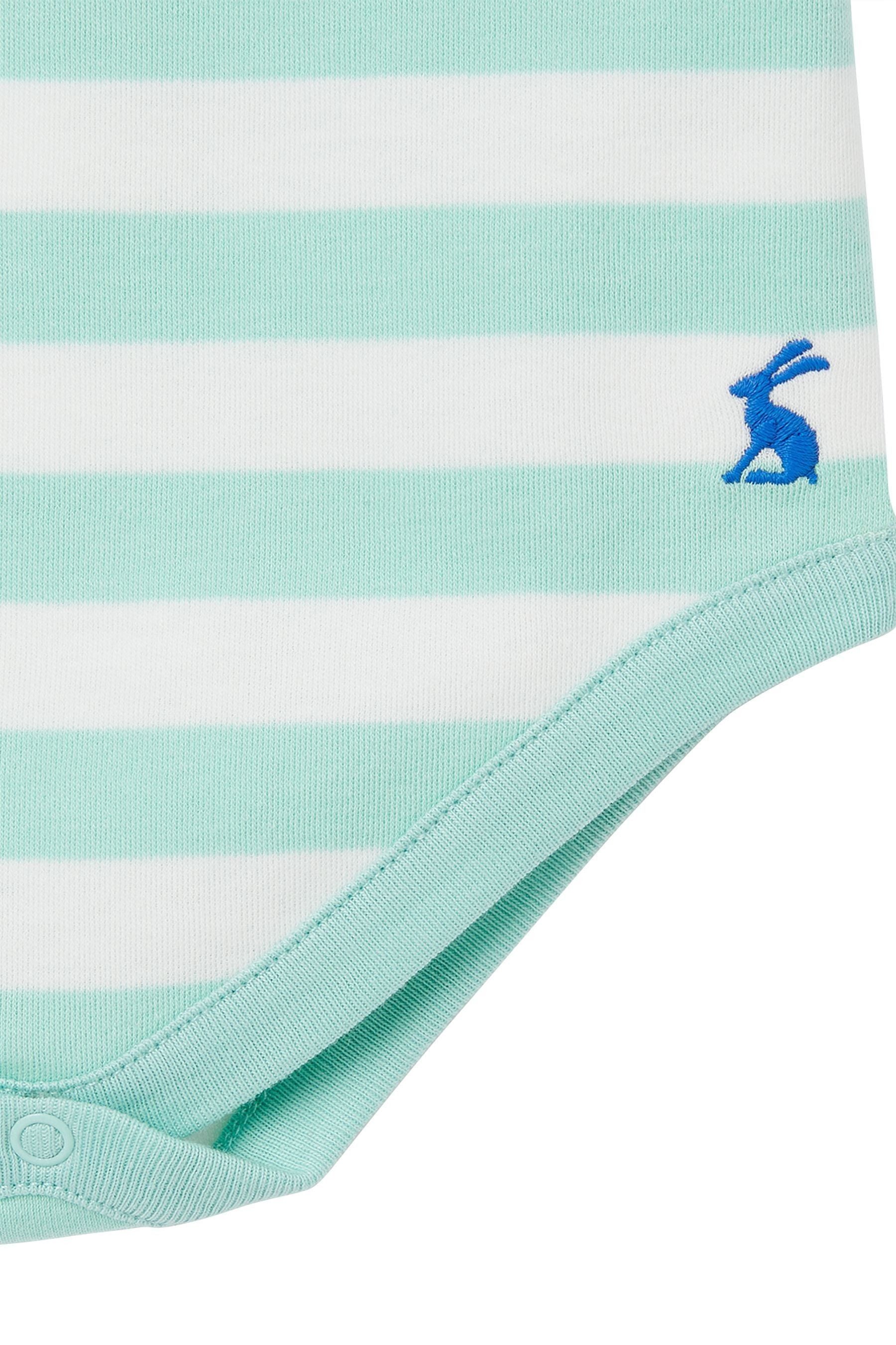 Joules Jasper Blue Organically Grown Cotton Short Sleeve T-Shirt Bodysuit