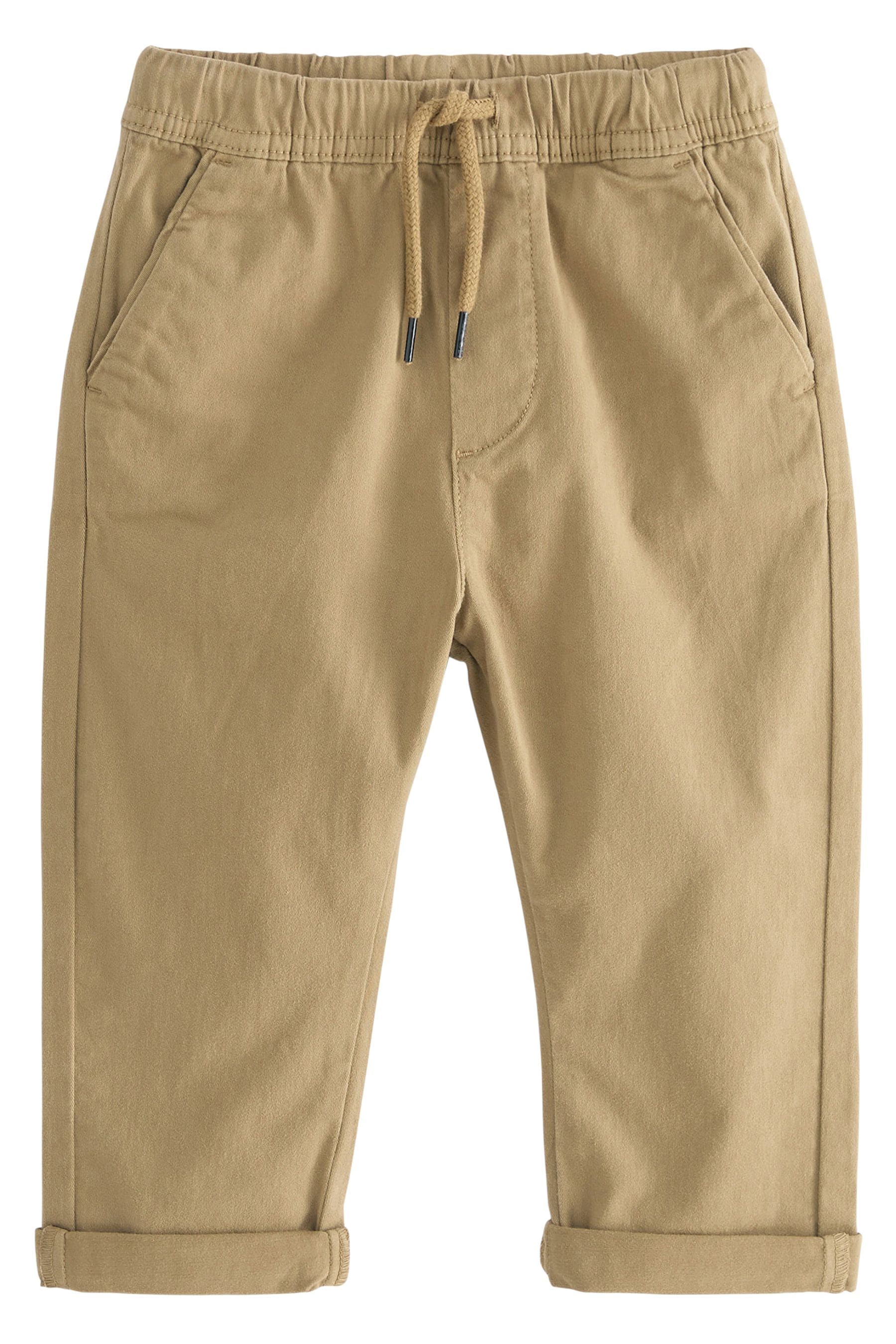 Sand Loose Fit Pull-On Chino Trousers (3mths-7yrs)