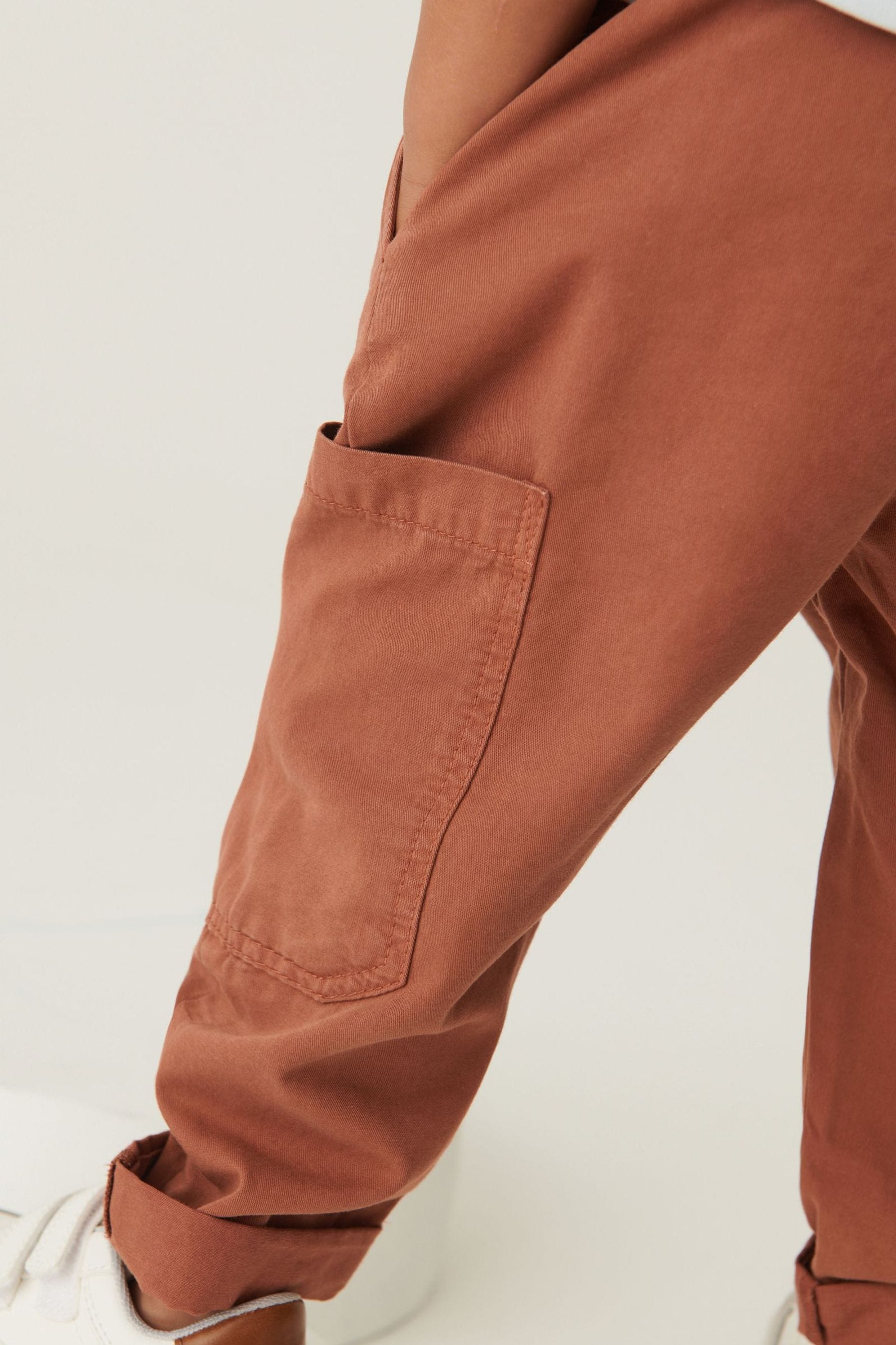 Rust Brown Side Pocket Pull-On Trousers (3mths-7yrs)