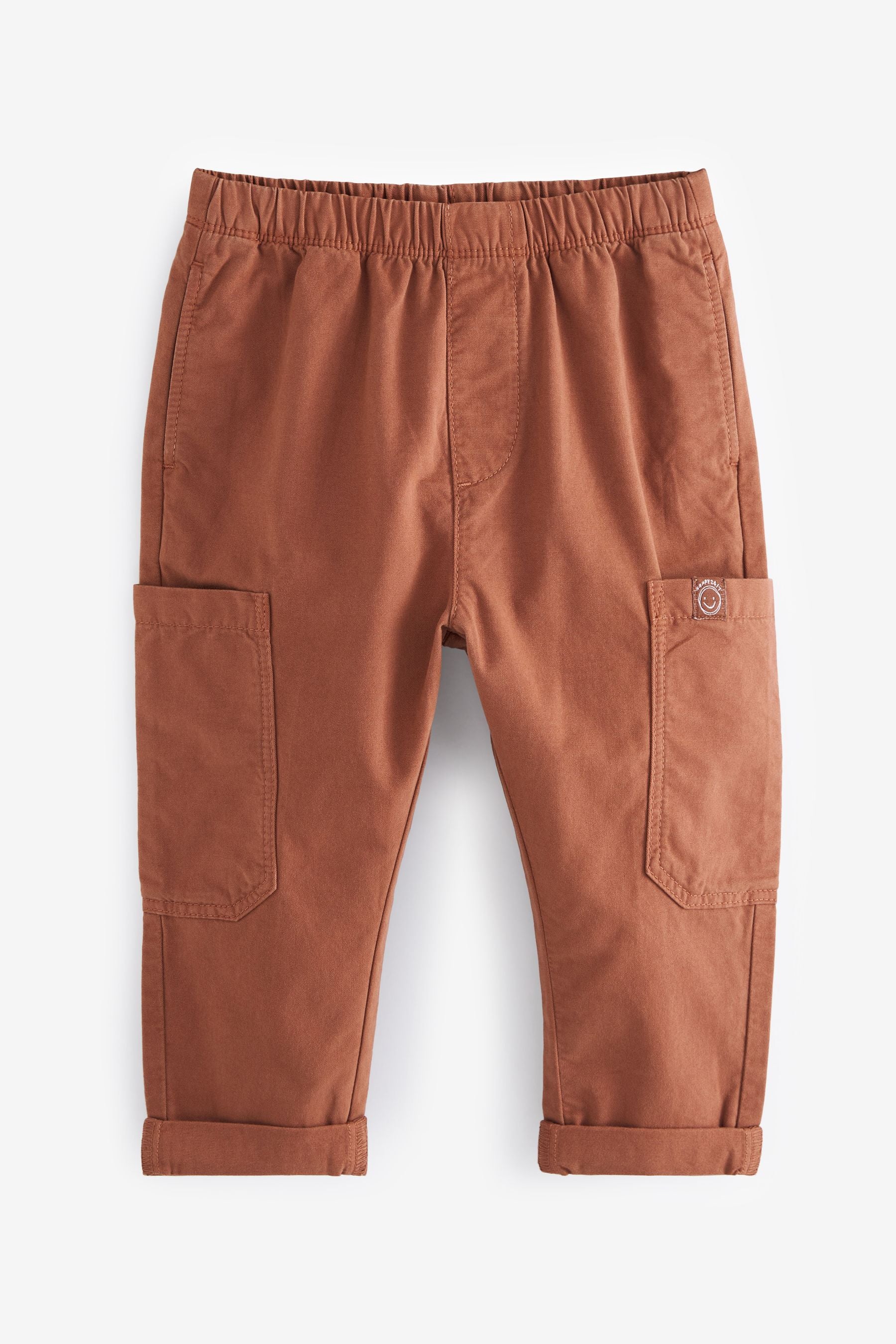 Rust Brown Side Pocket Pull-On Trousers (3mths-7yrs)