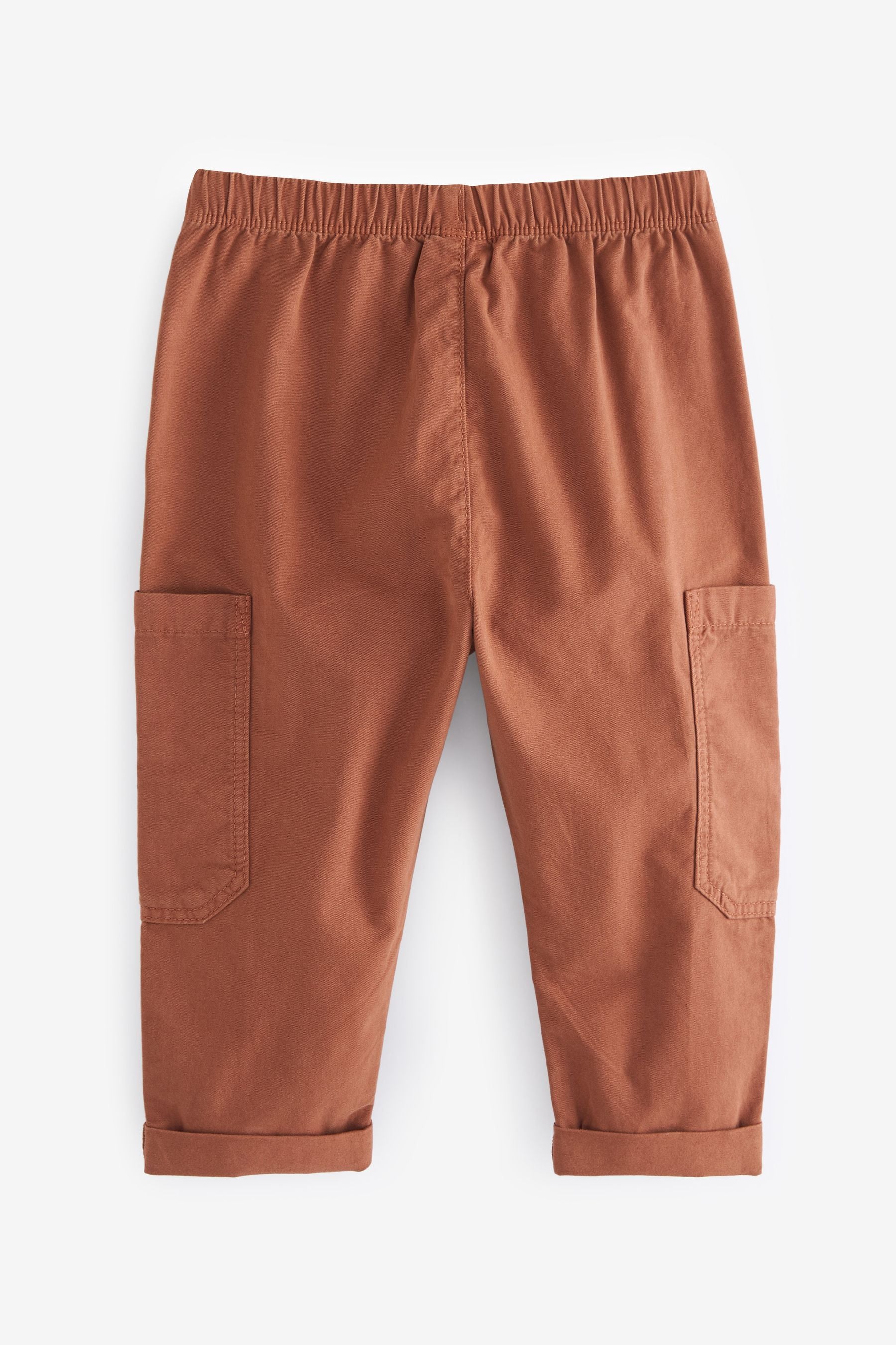 Rust Brown Side Pocket Pull-On Trousers (3mths-7yrs)