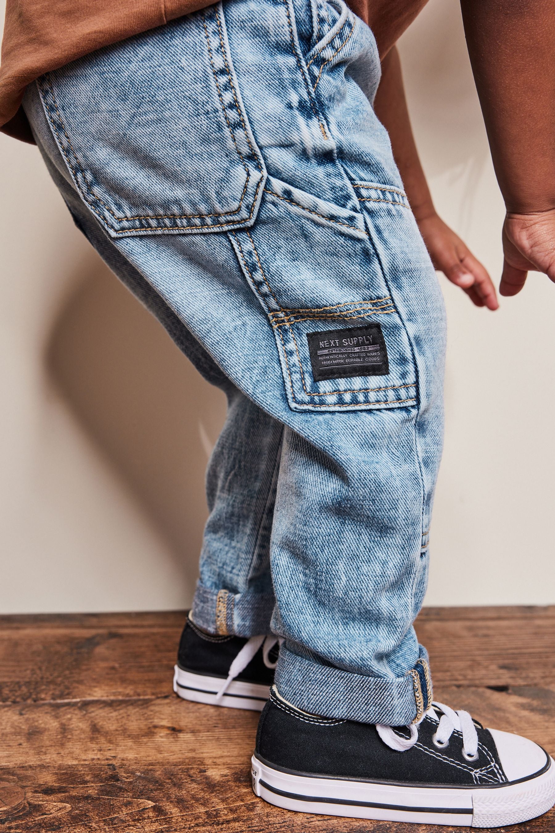 Light Blue Carpenter Jeans (3mths-7yrs)