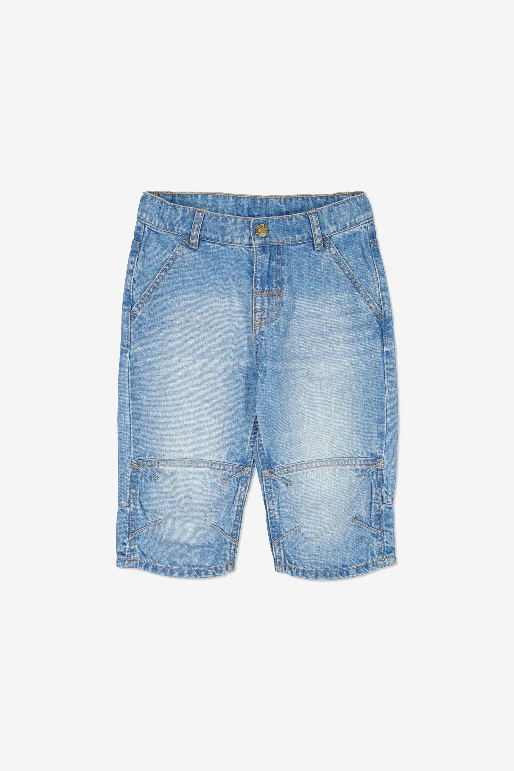 Polarn O. Pyret Blue Organic Cotton Denim Shorts