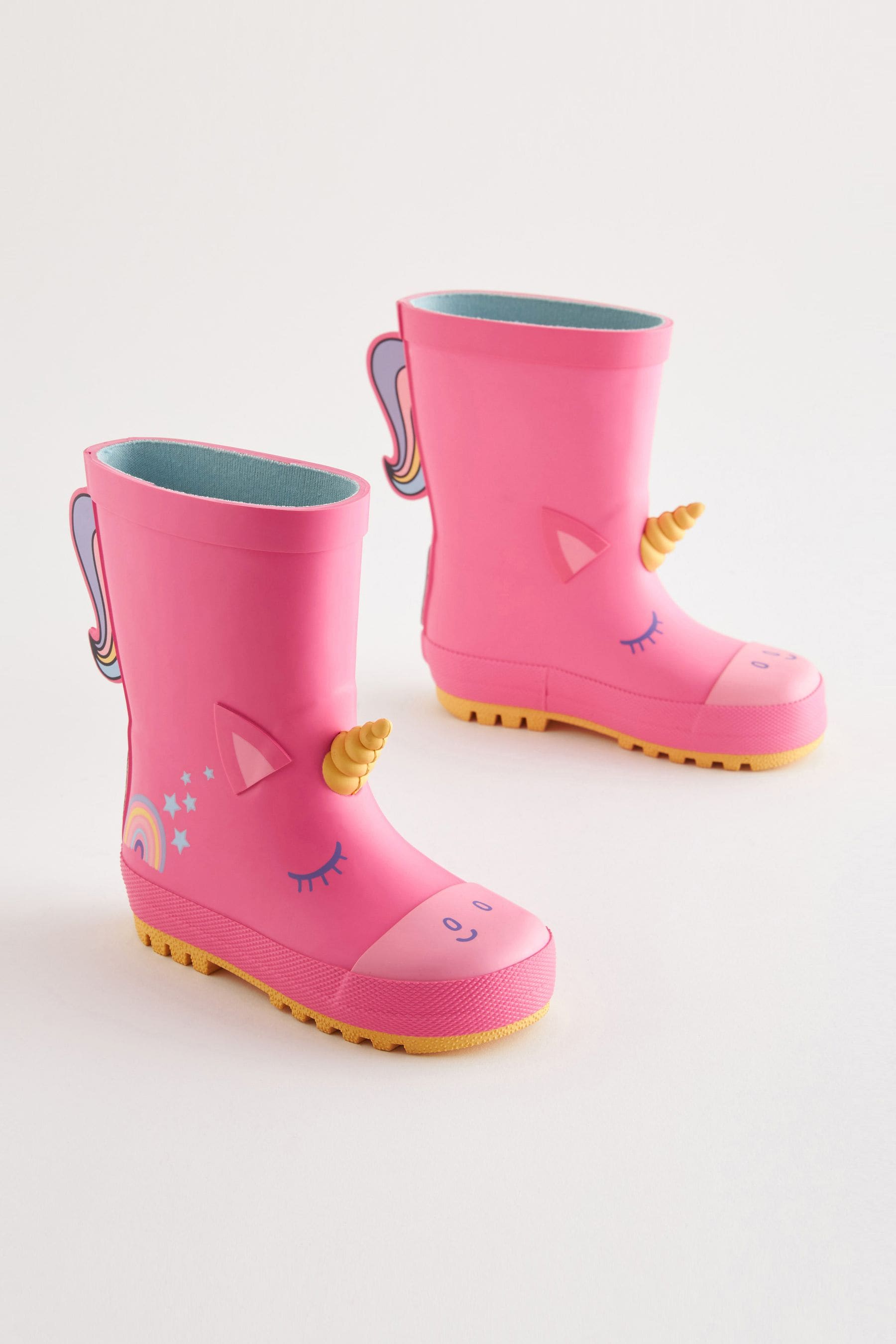 Pink Unicorn Wellies