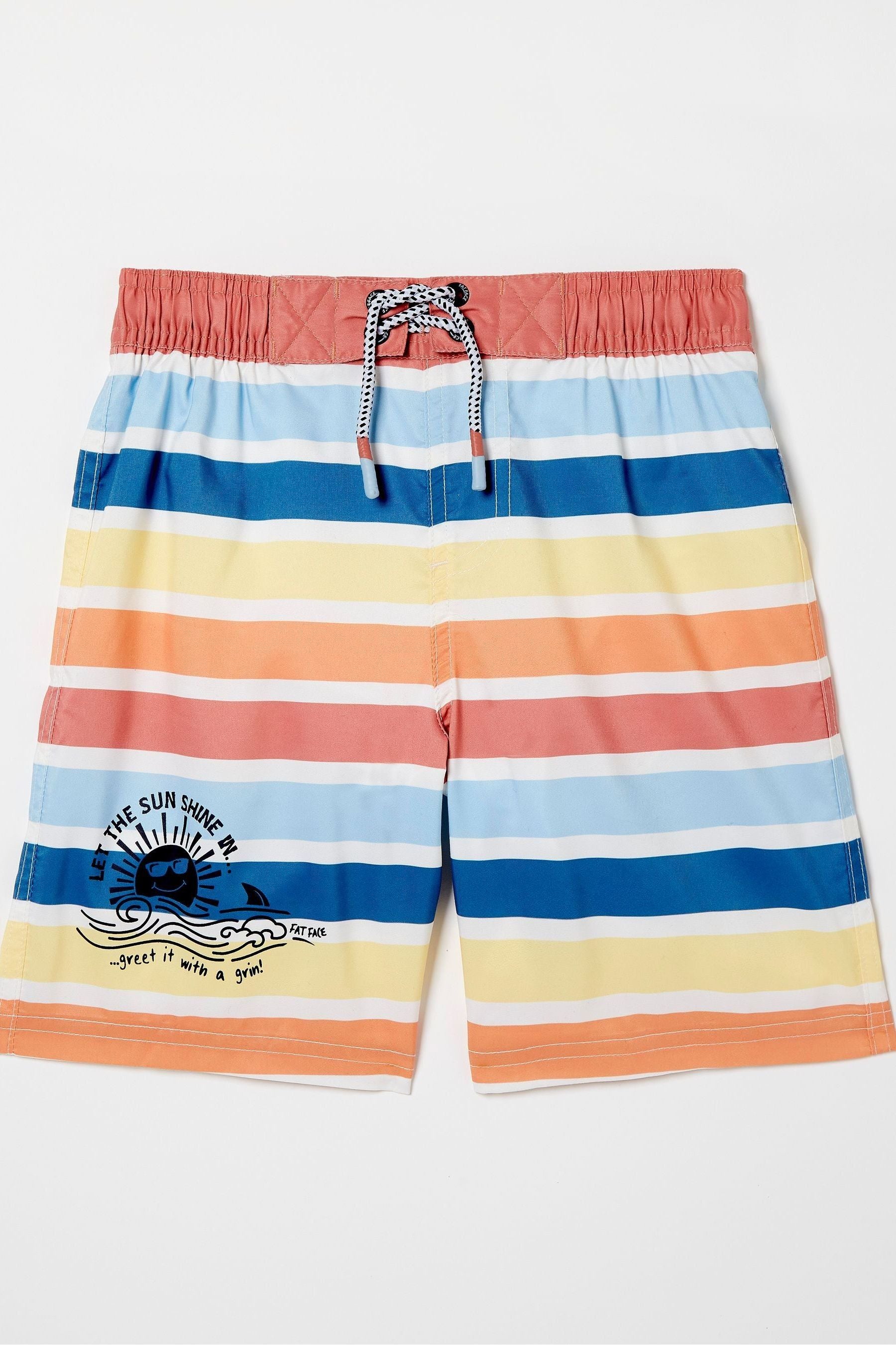 FatFace Red Stripe Boardies