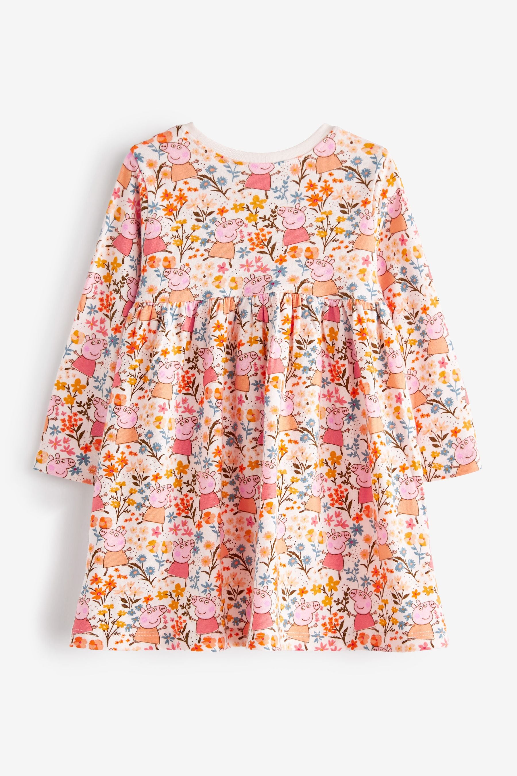 Pink Floral Peppa Pig Dress (3mths-7yrs)