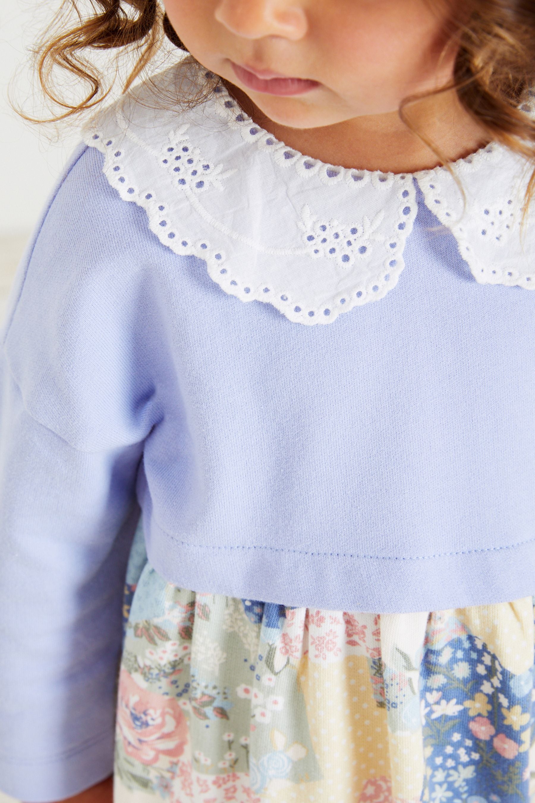 Blue Bunny Collared Pocket Dress (3mths-7yrs)