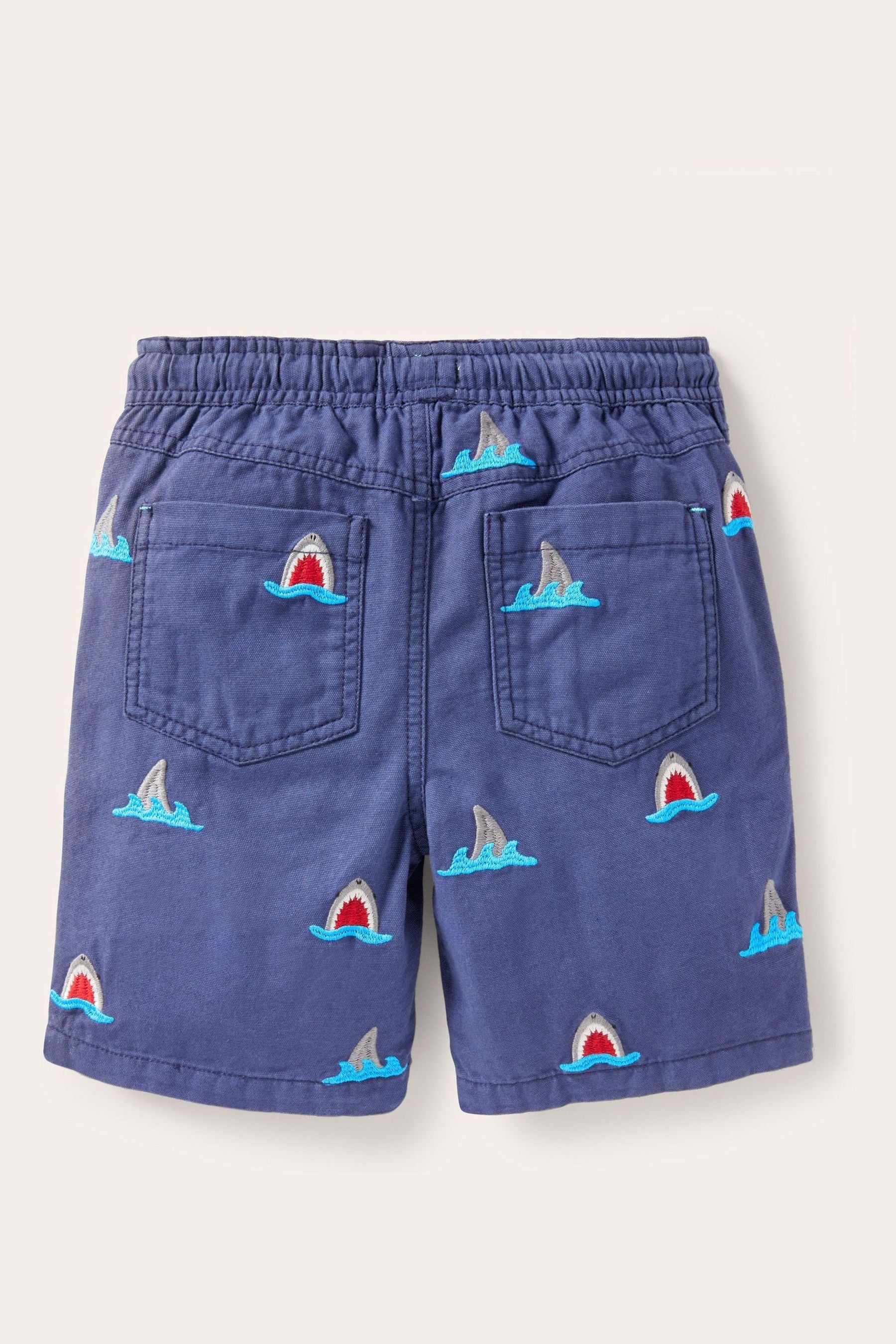 Boden Blue Pull-On Drawstring Shorts