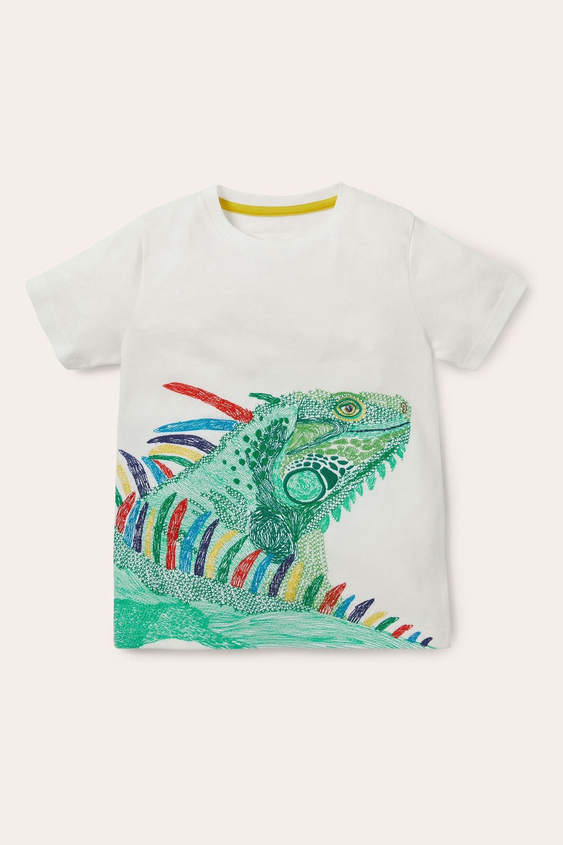 Boden White Superstitch T-shirt