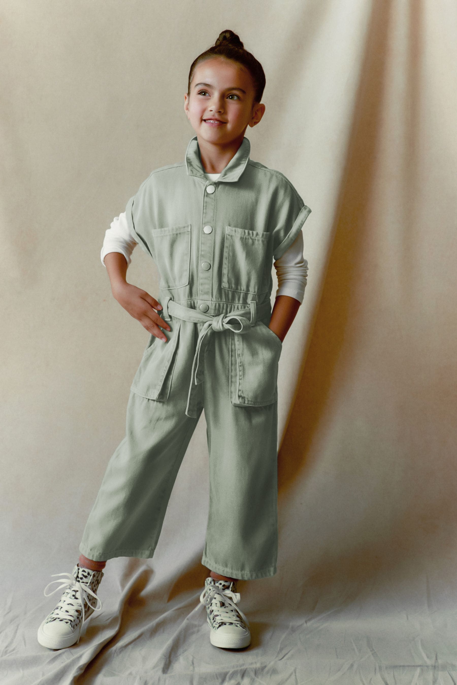 Khaki Green Boilersuit (3-16yrs)