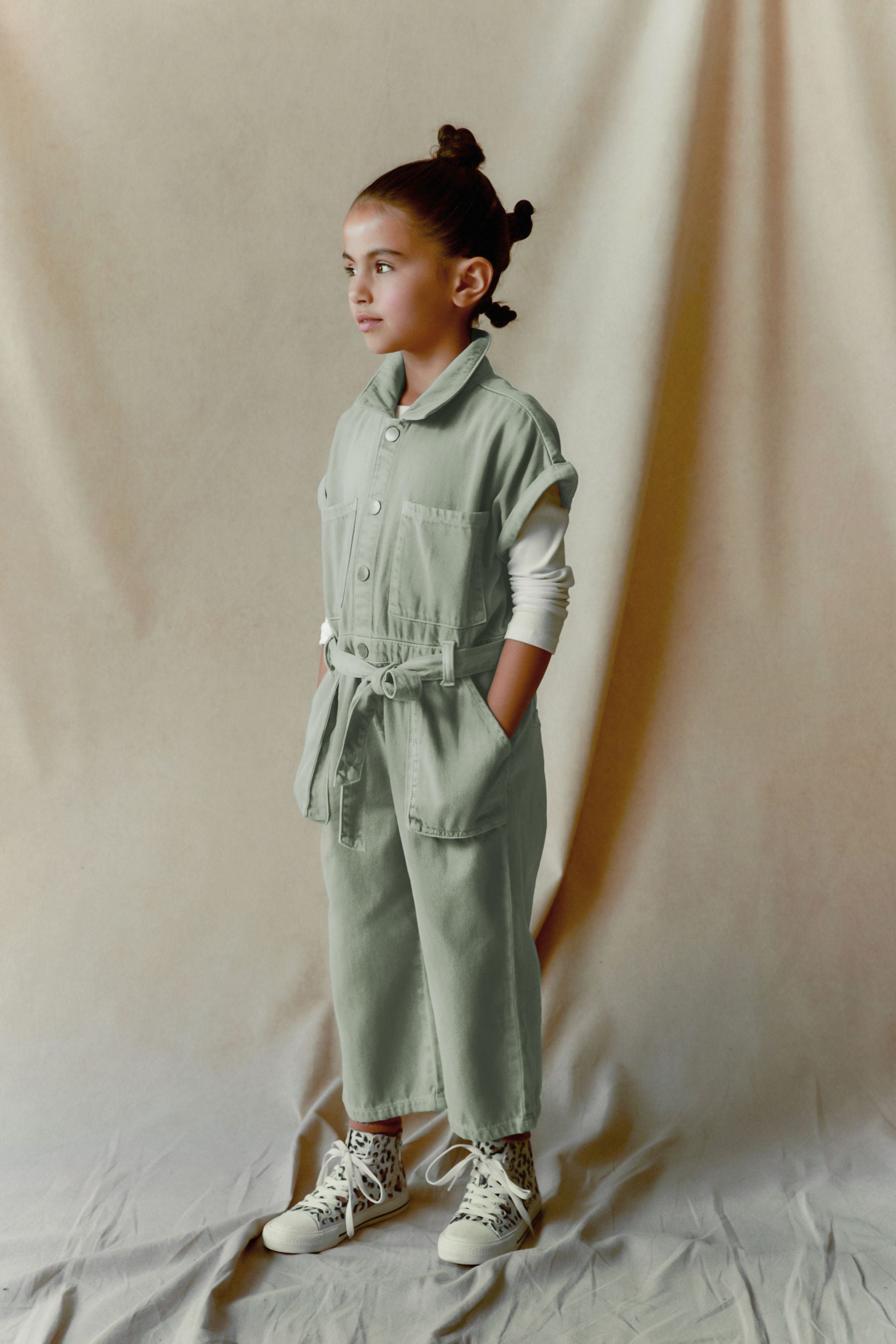 Khaki Green Boilersuit (3-16yrs)