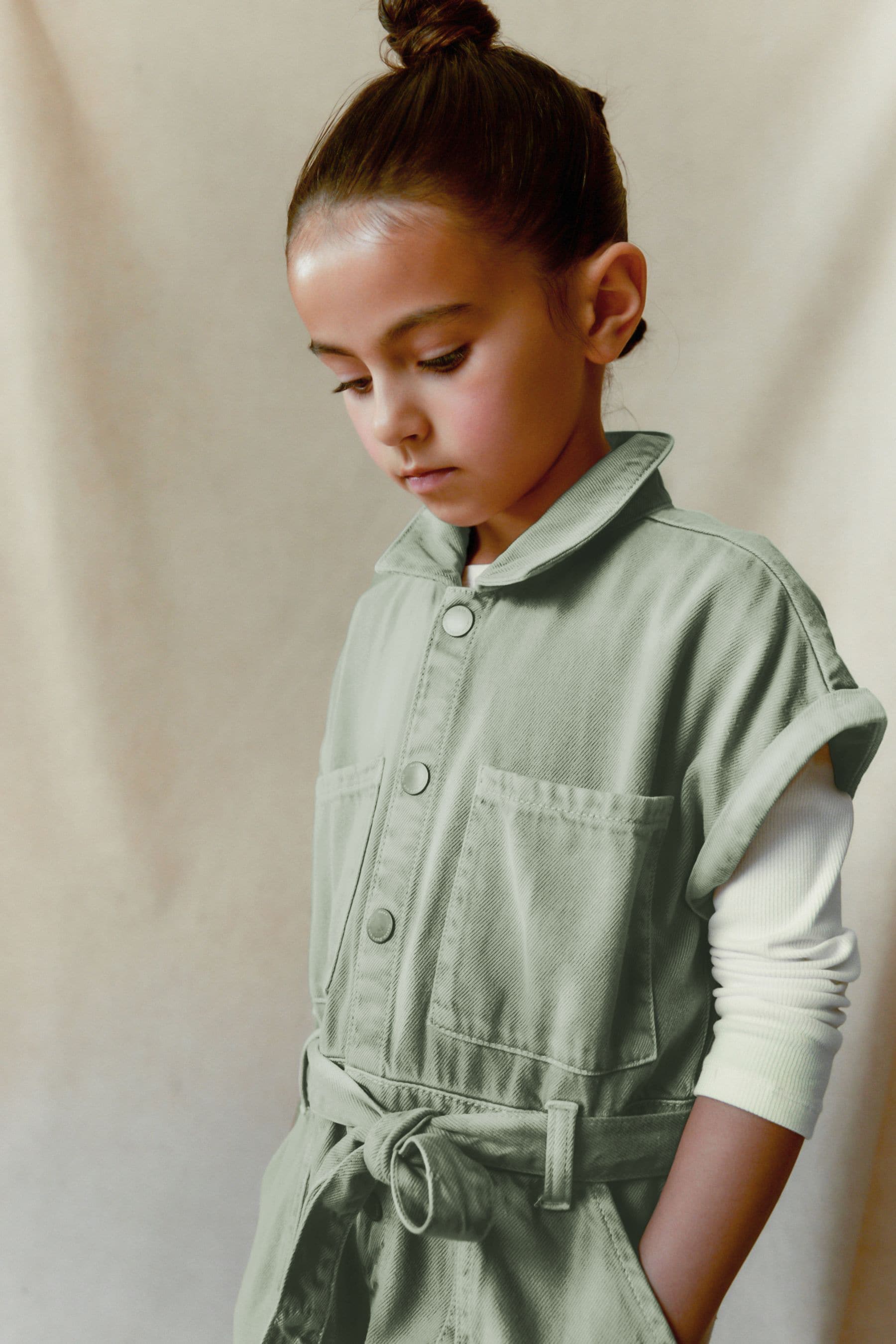 Khaki Green Boilersuit (3-16yrs)