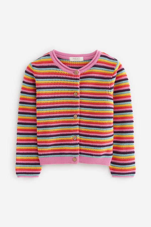 Multi Rainbow Cardigan (3mths-7yrs)