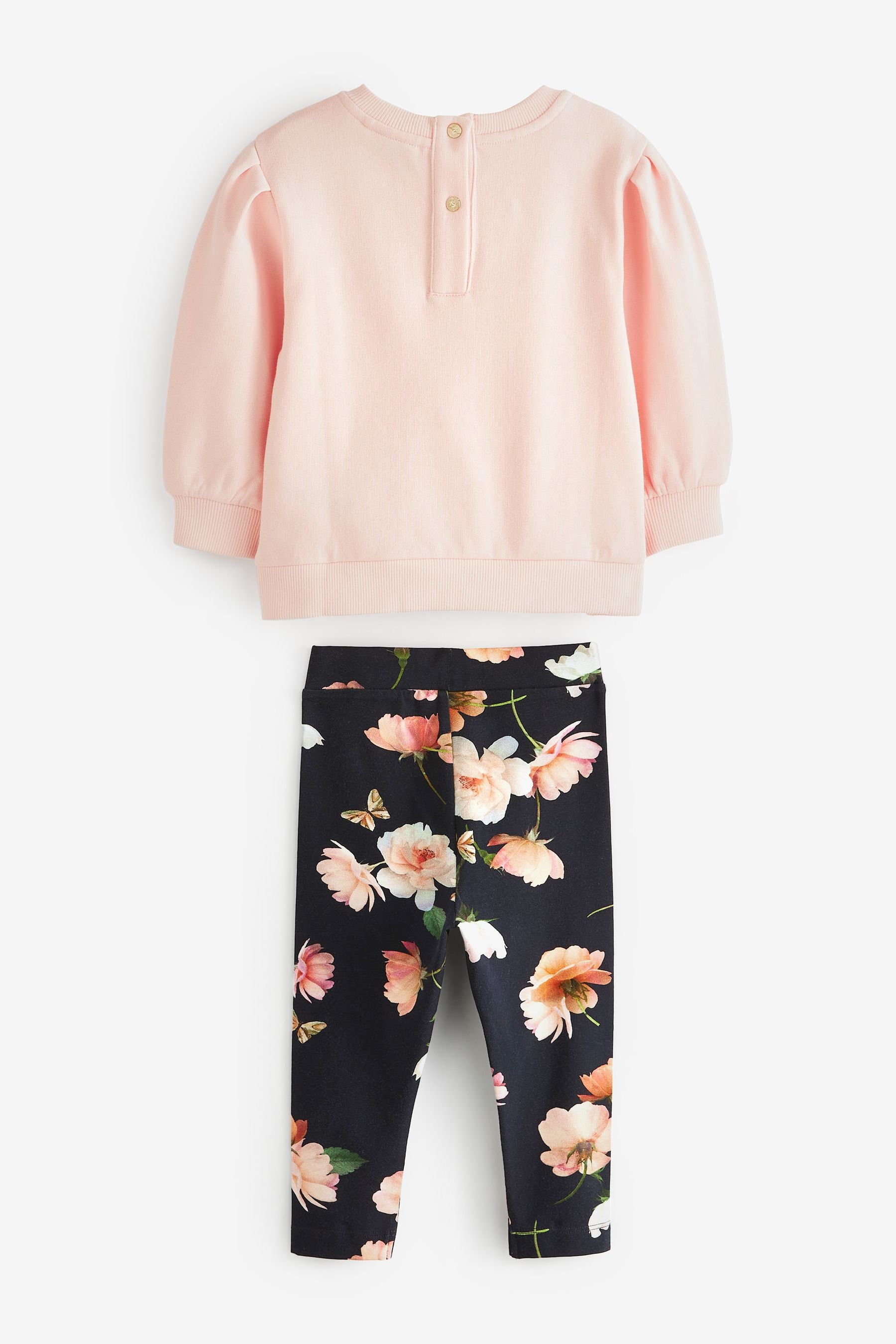 Pink Baker by Ted Baker Pink Bow Legging and Sweater Set