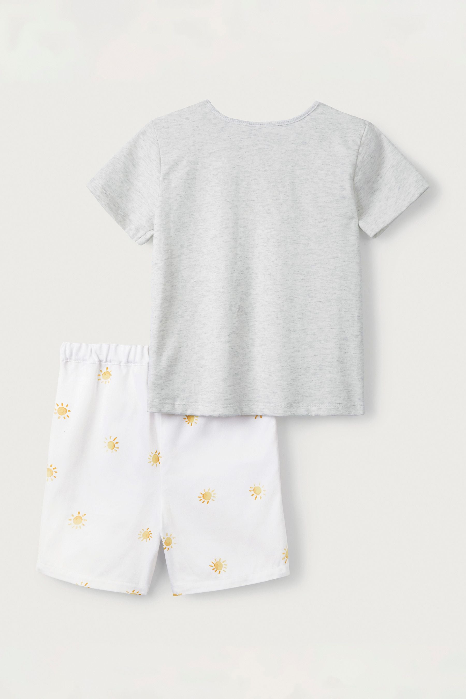 The White Company White Sunshine T-Shirt And Shorts Set