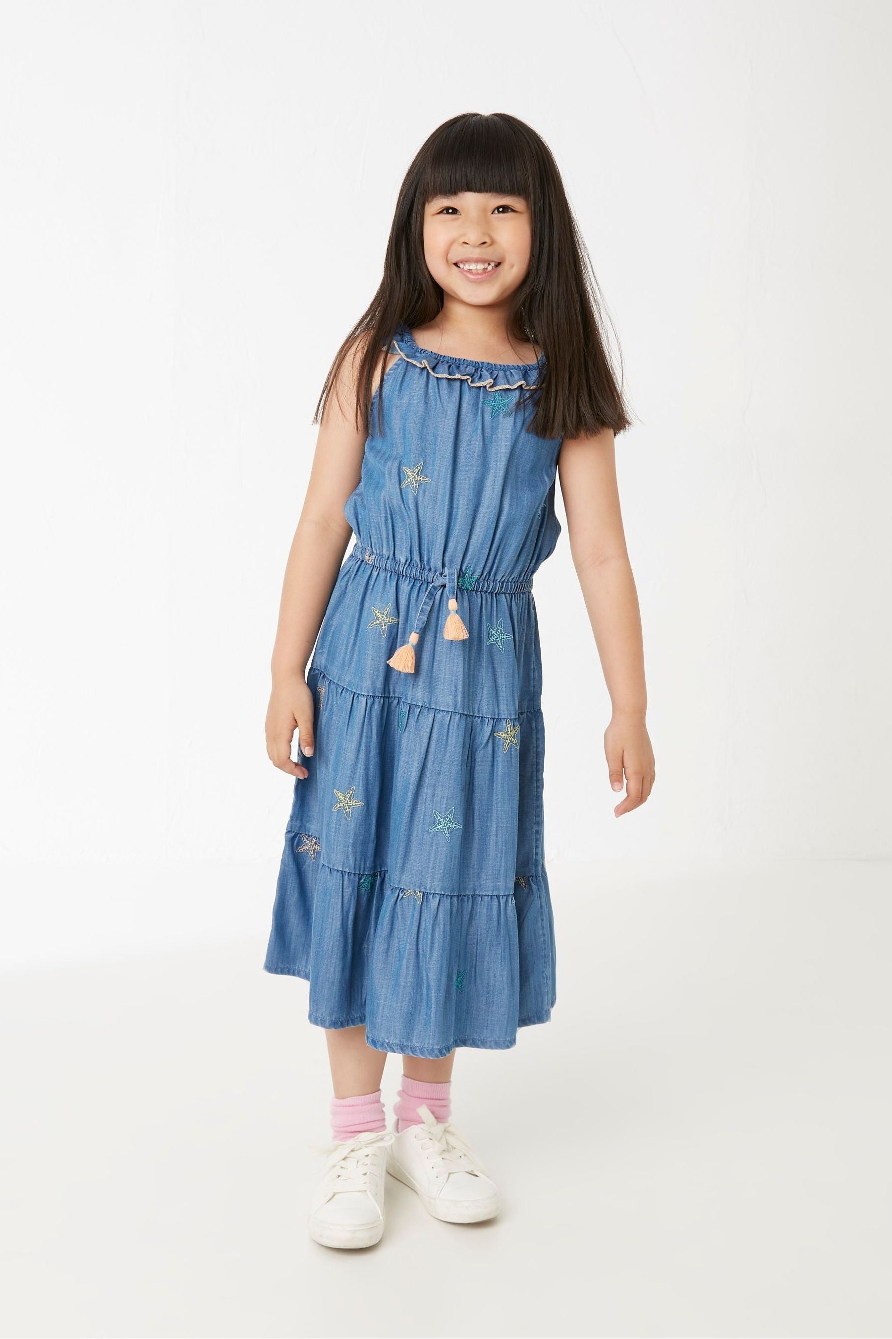 FatFace Blue Ruby Star Dress