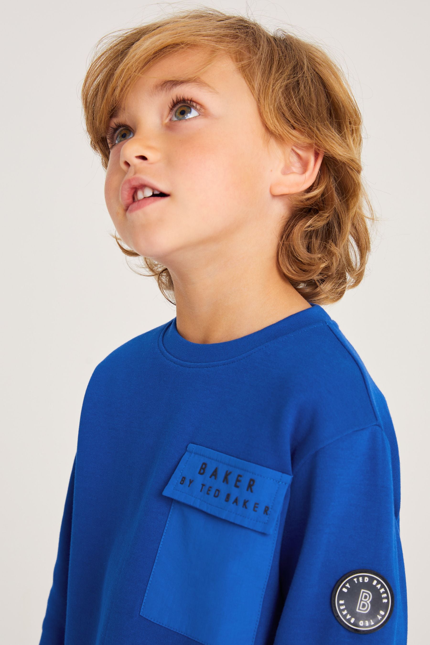 Blue Baker by Ted Baker Pocket Long Sleeve T-Shirt