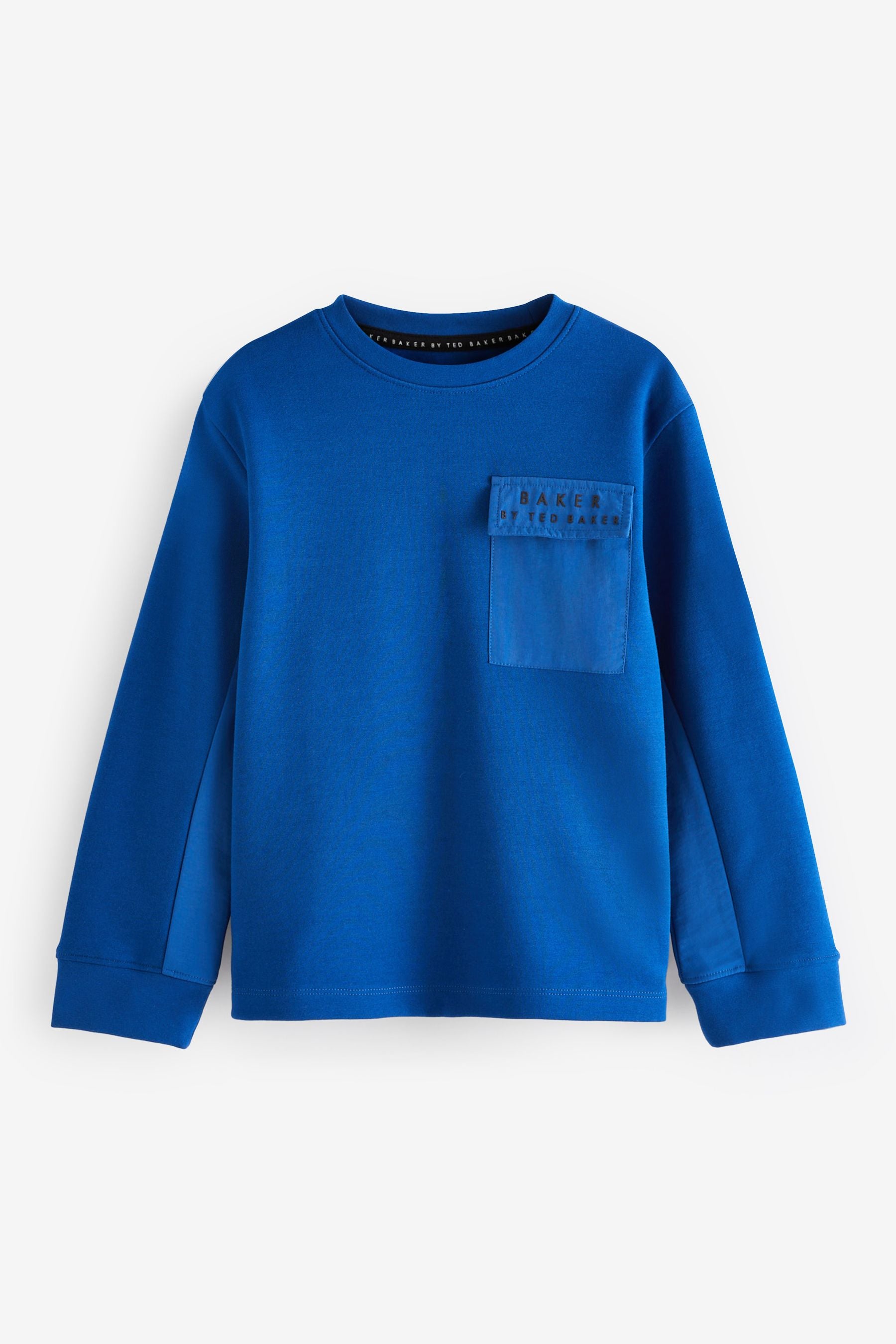 Blue Baker by Ted Baker Pocket Long Sleeve T-Shirt