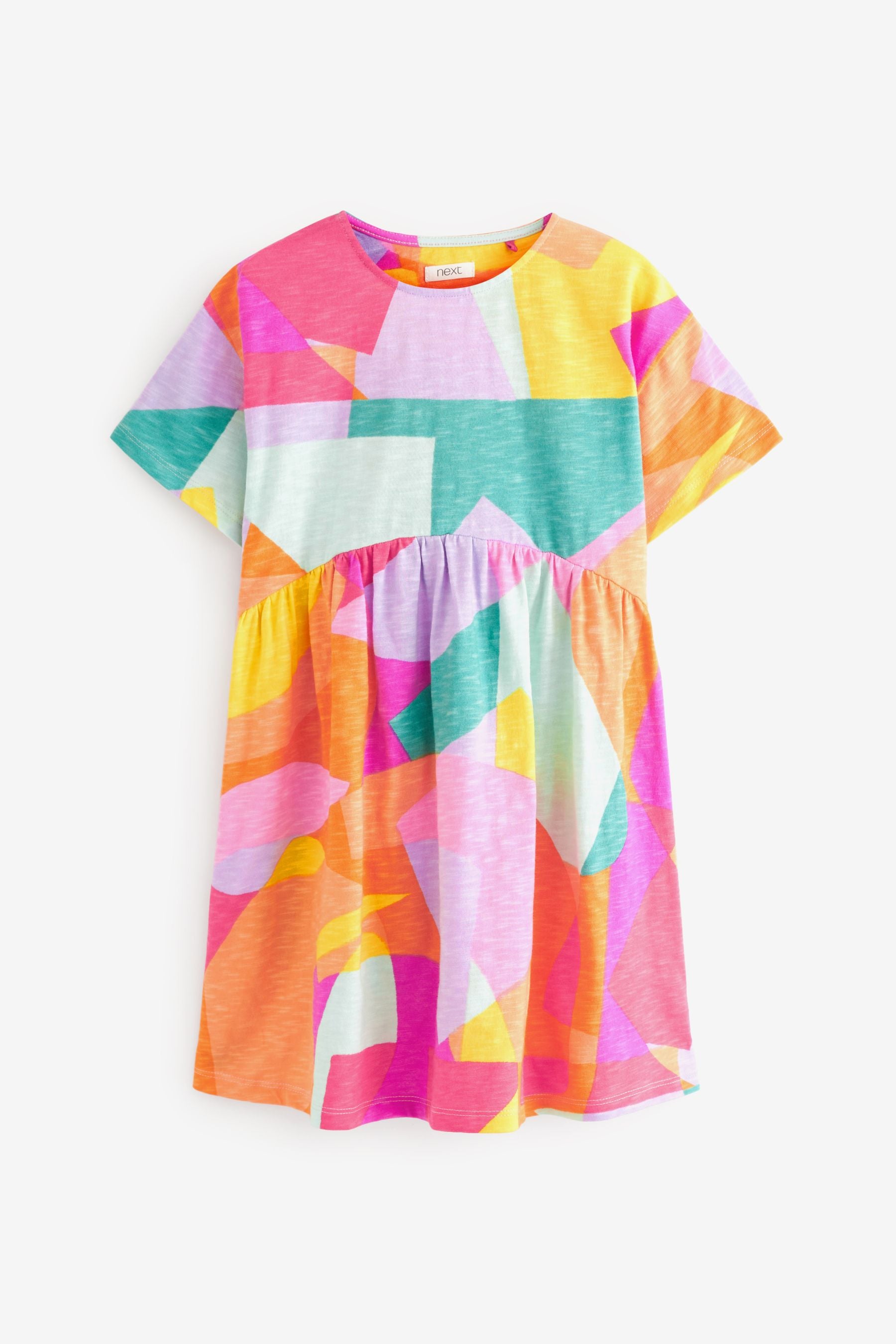 Bright Abstract Shape Dress (3-16yrs)