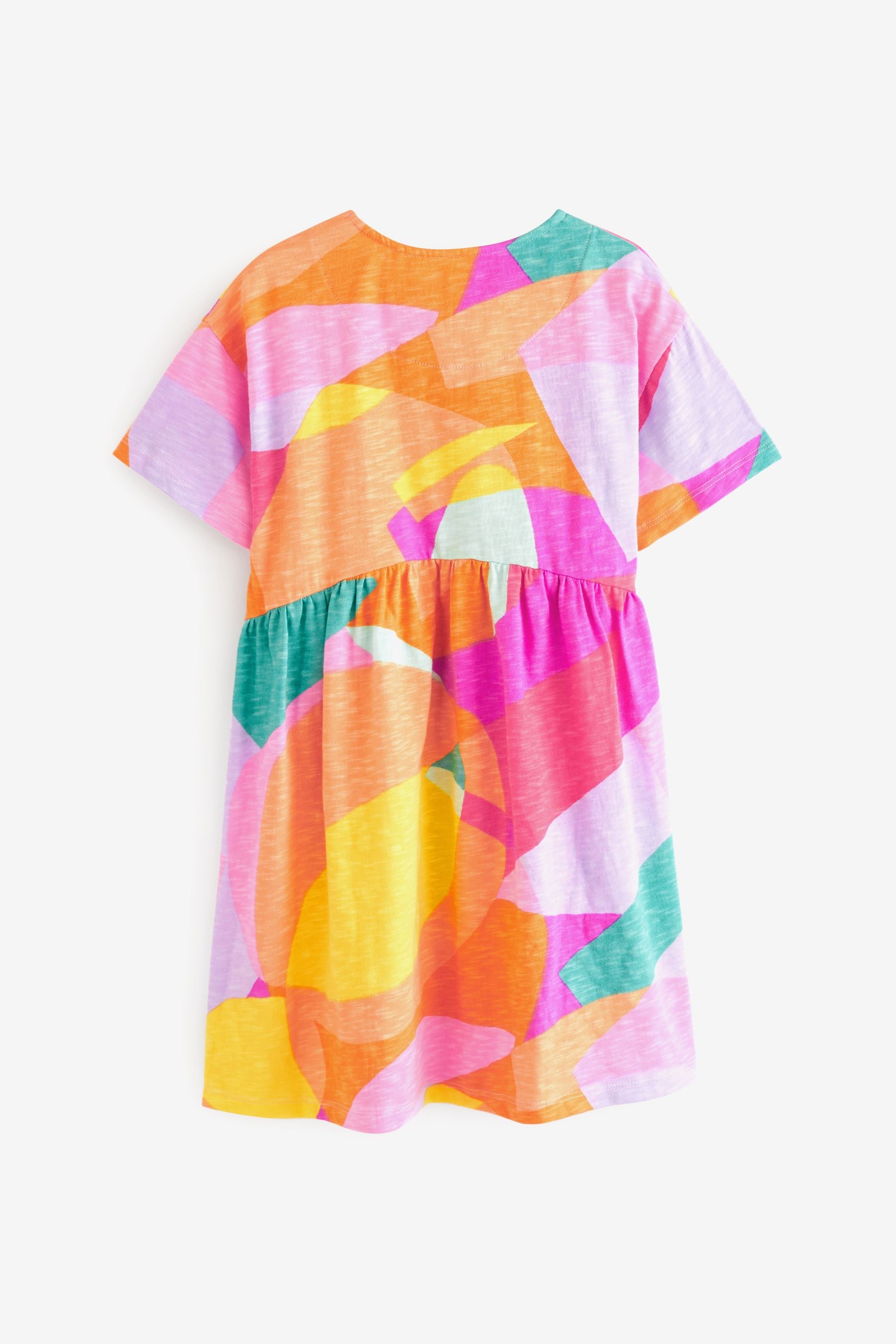 Bright Abstract Shape Dress (3-16yrs)