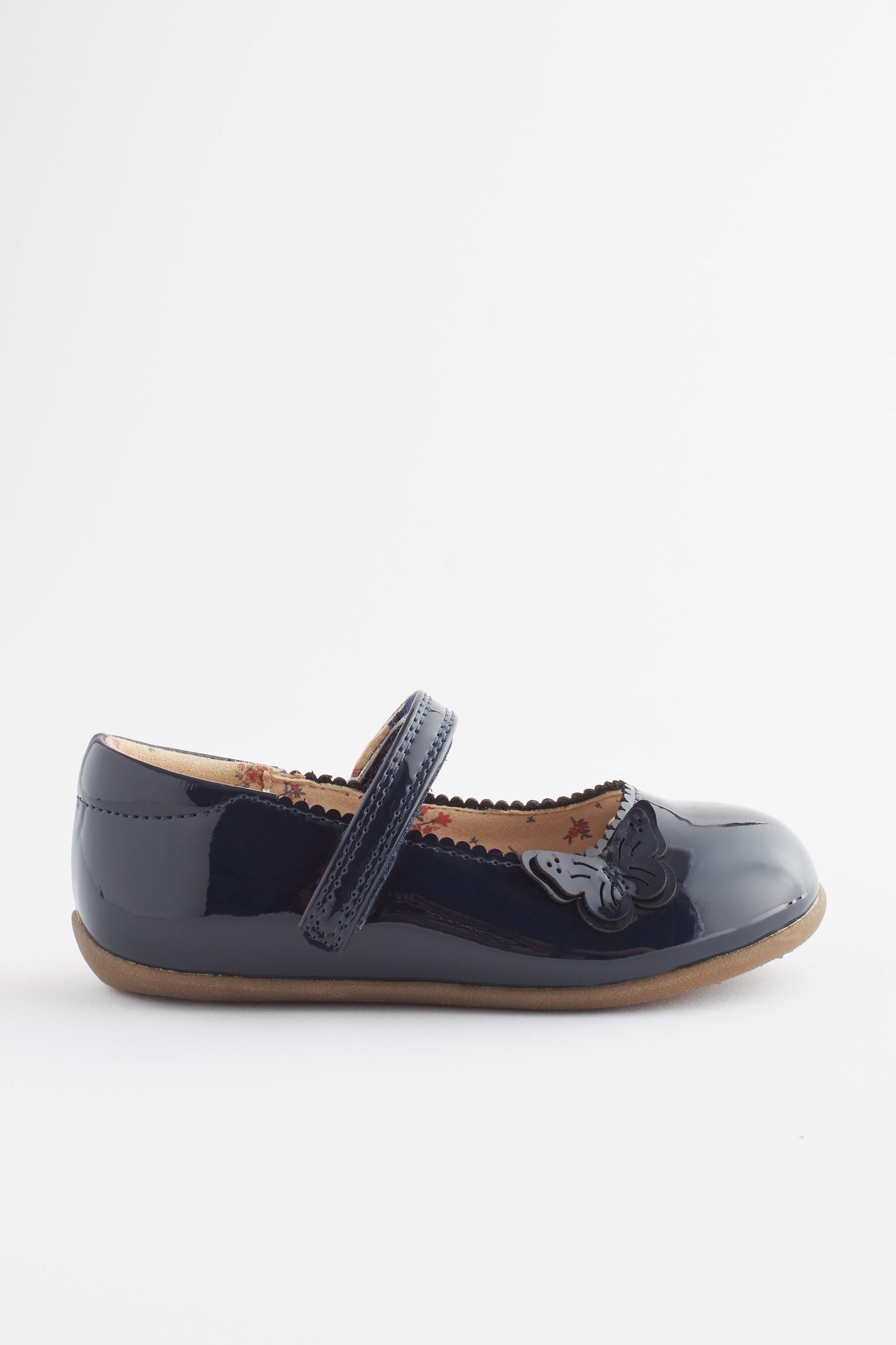 Navy Butterfly Mary Jane Shoes