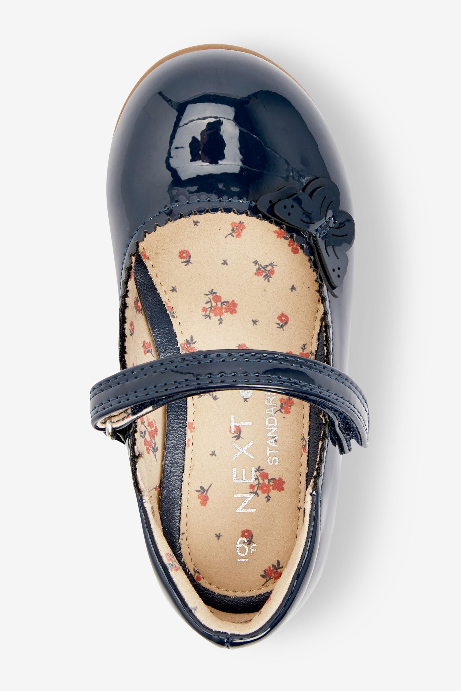 Navy Butterfly Mary Jane Shoes