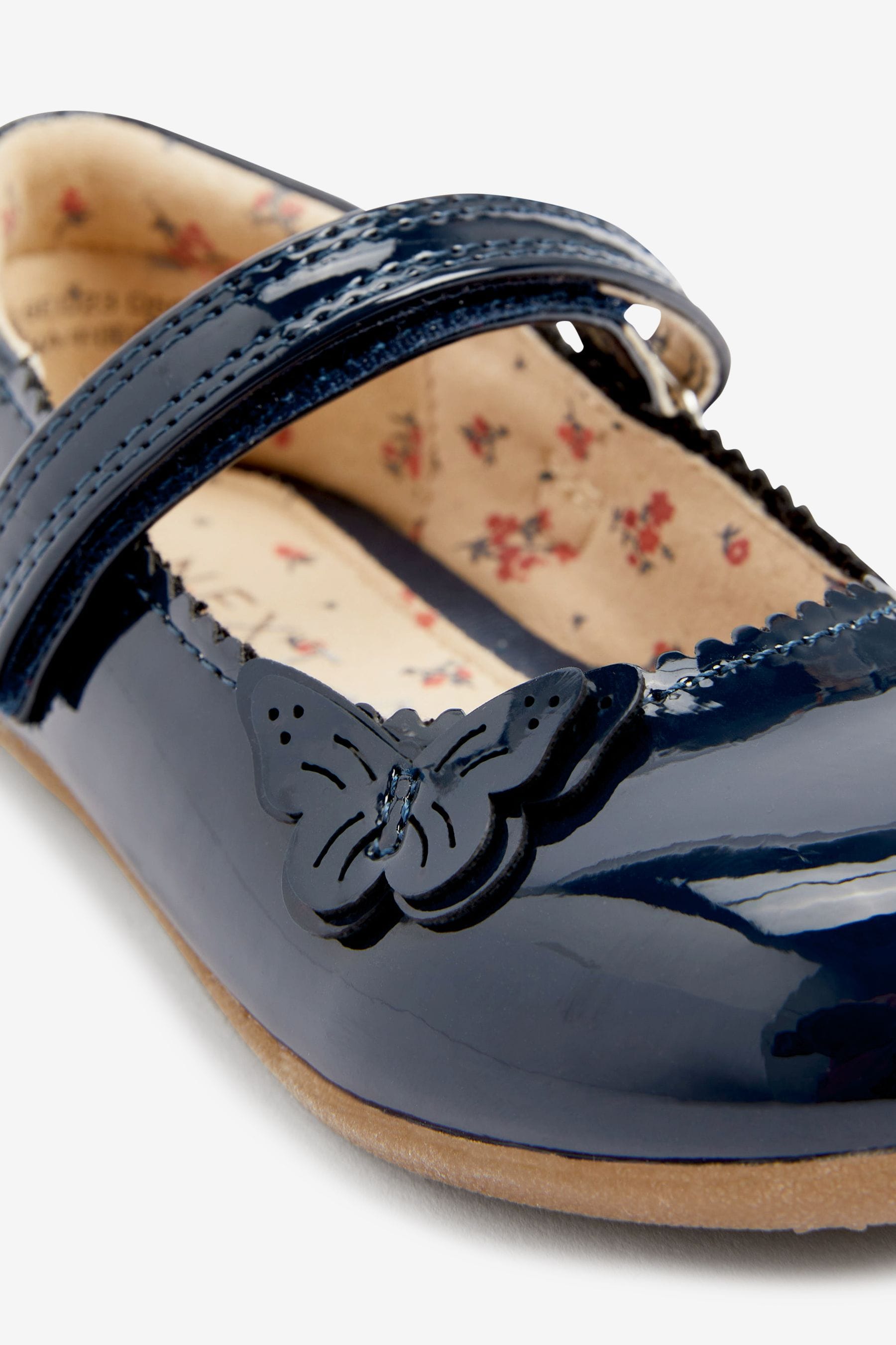 Navy Butterfly Mary Jane Shoes