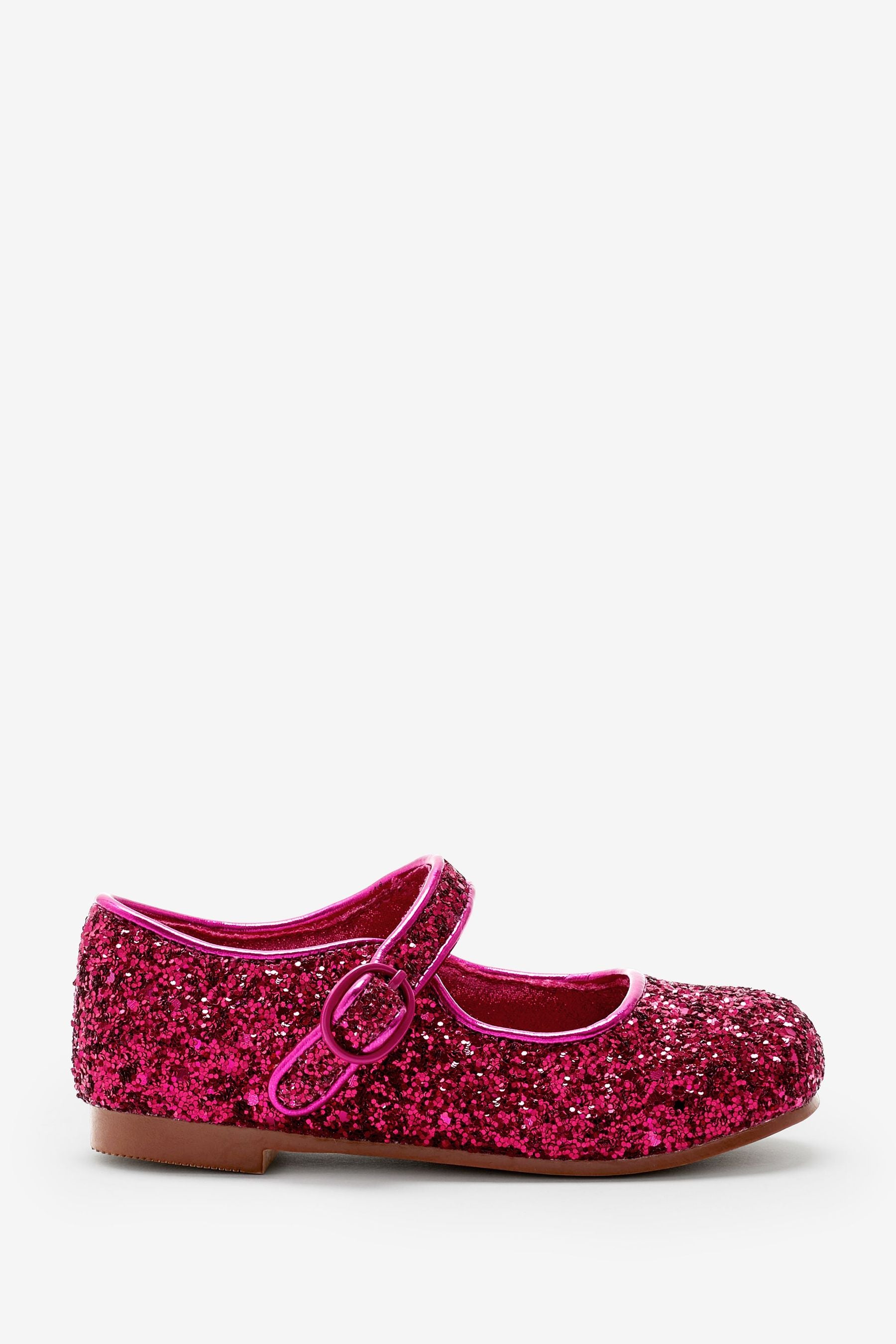 Hot Pink Glitter Mary Jane Shoes