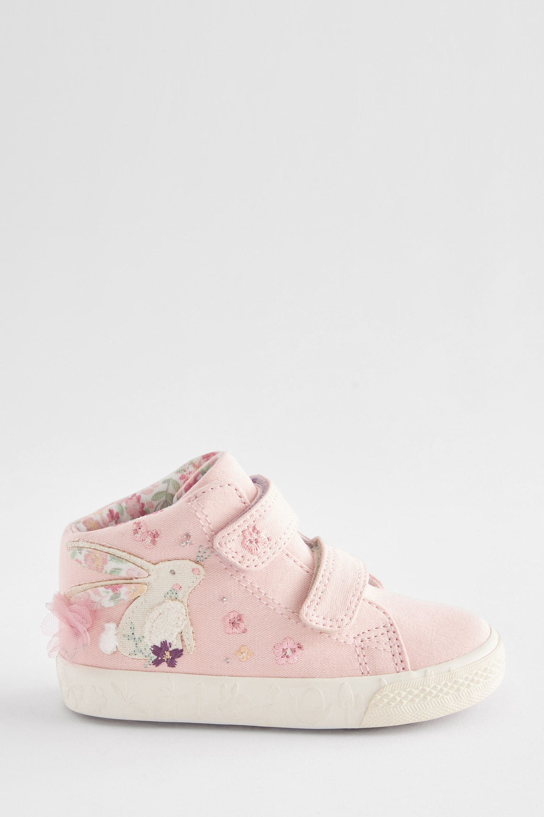 Pink Bunny High Top Trainers