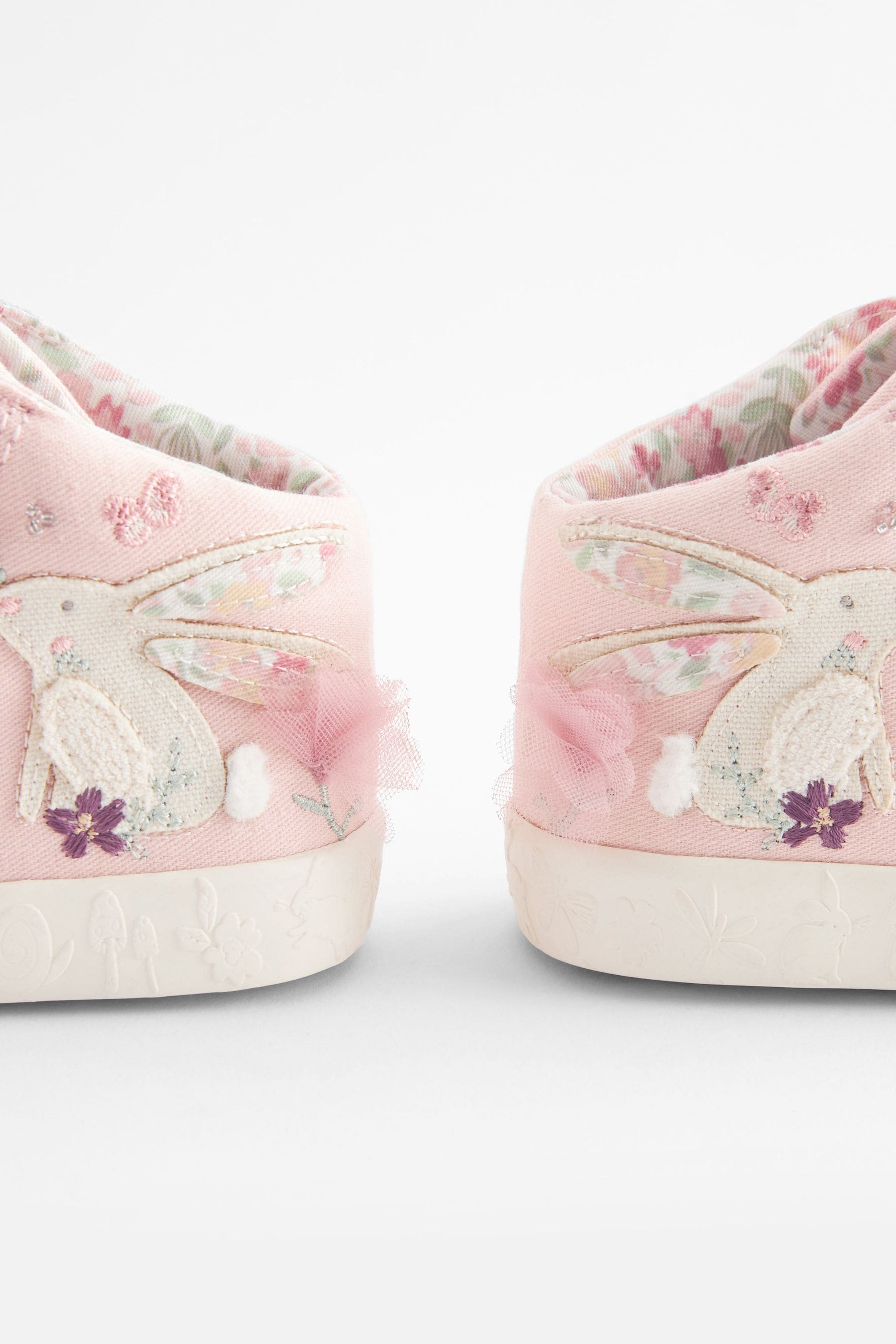 Pink Bunny High Top Trainers