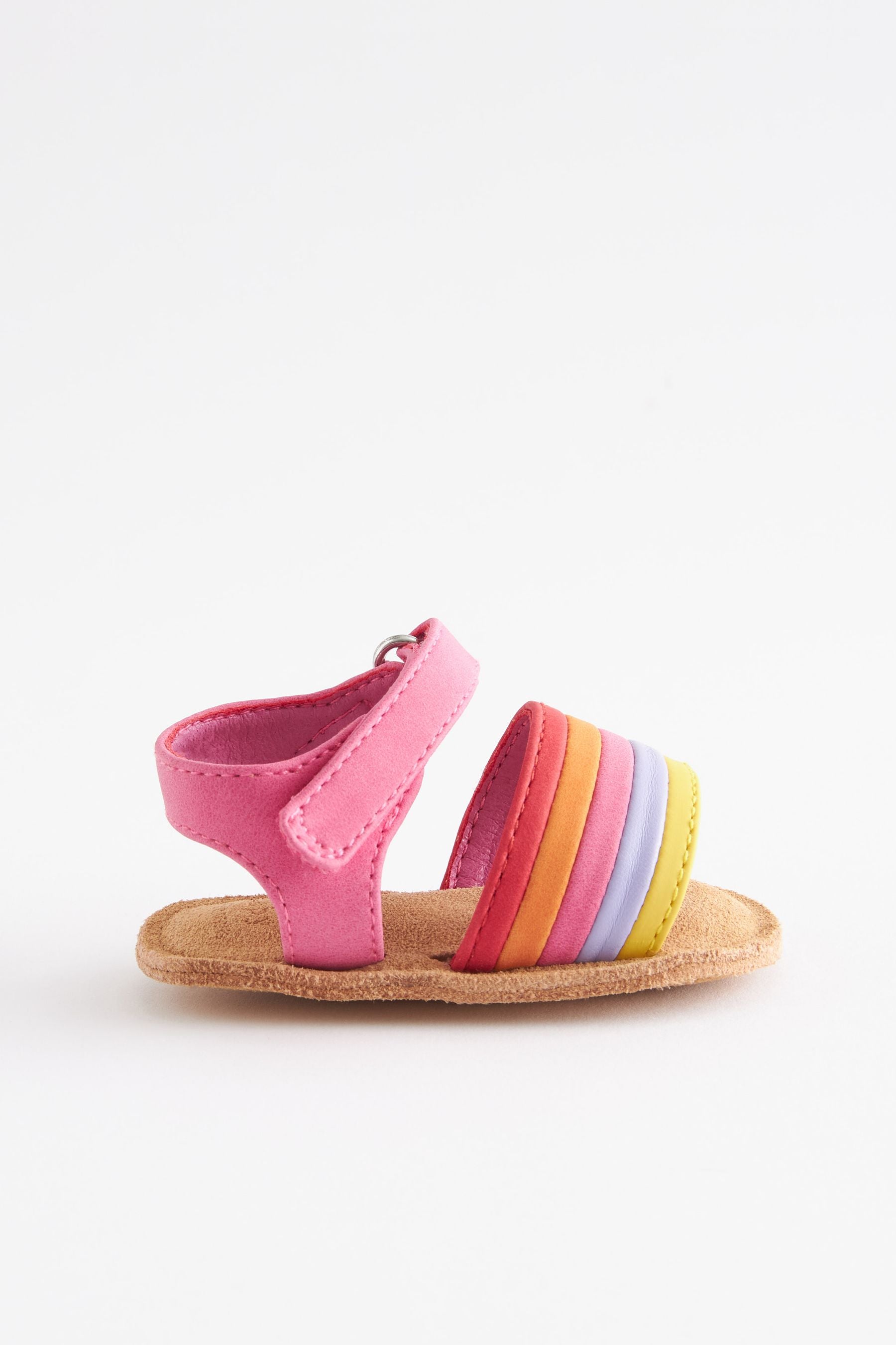 Pastel Rainbow Baby Ankle Strap Sandals (0-18mths)