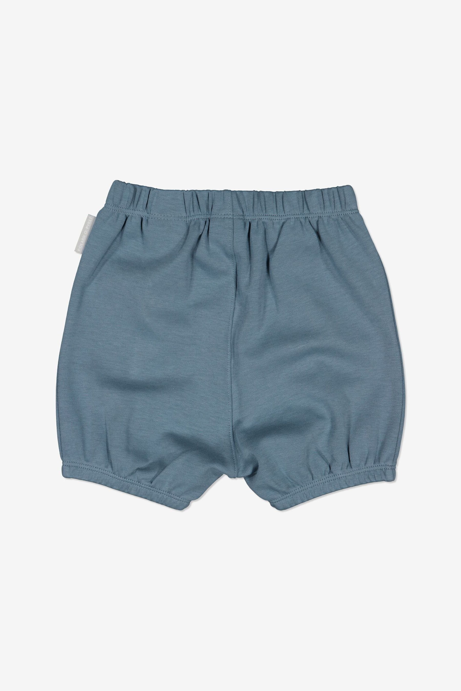 Polarn O. Pyret Baby Blue Organic Cotton Smart Shorts