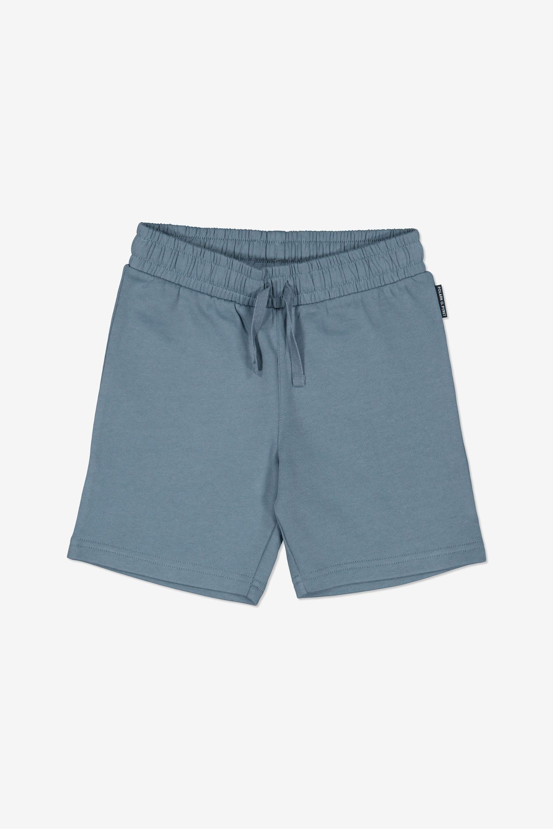 Polarn O. Pyret Blue Organic Cotton Sweat Shorts