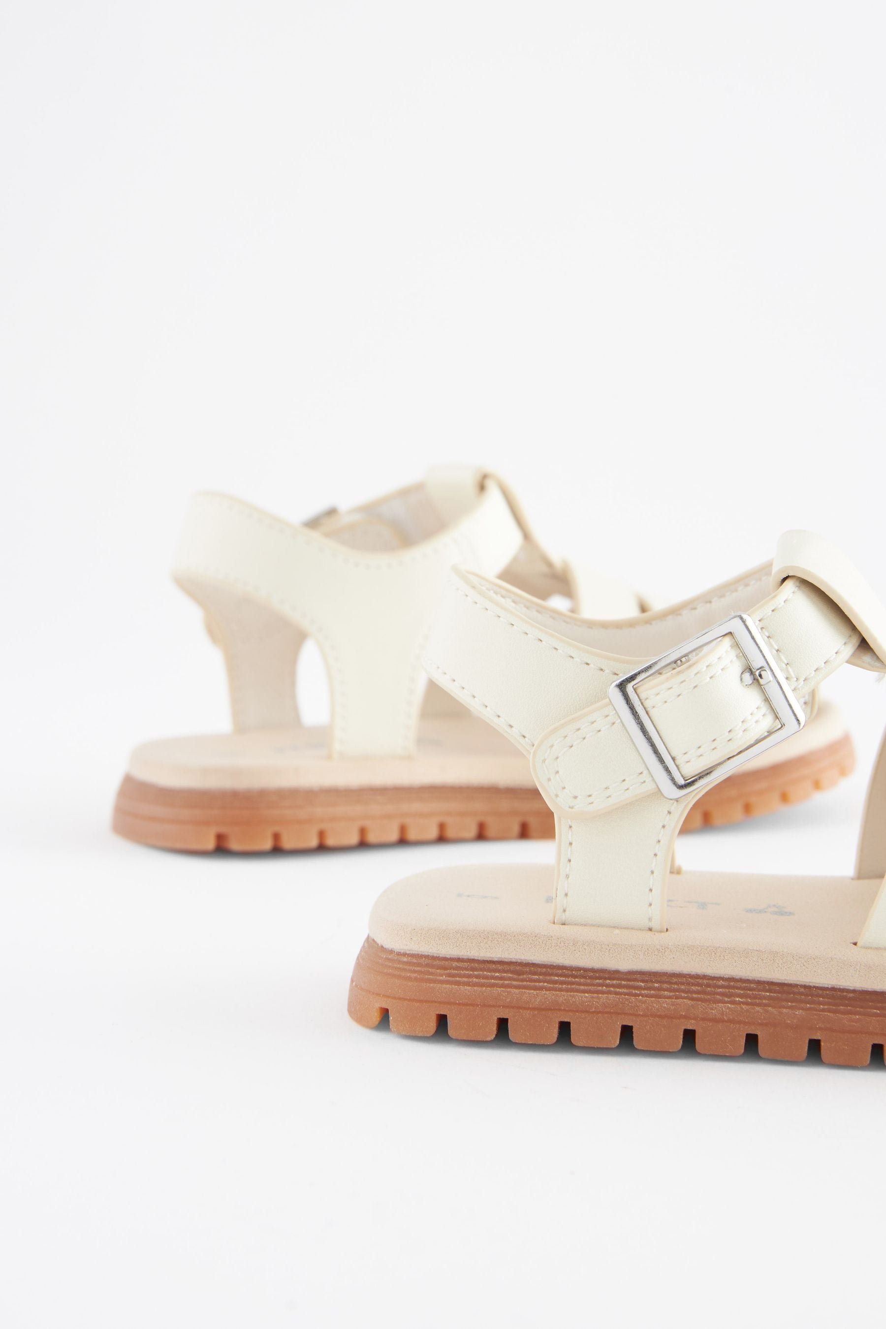 Bone White Fisherman Sandals