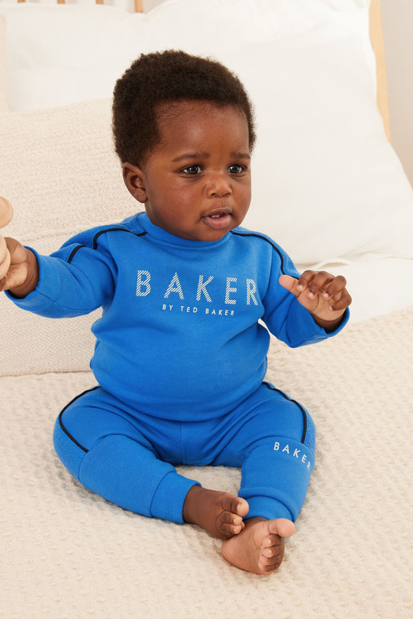 Blue Baker by Ted Baker Blue Sweatshirt And Jogger Set