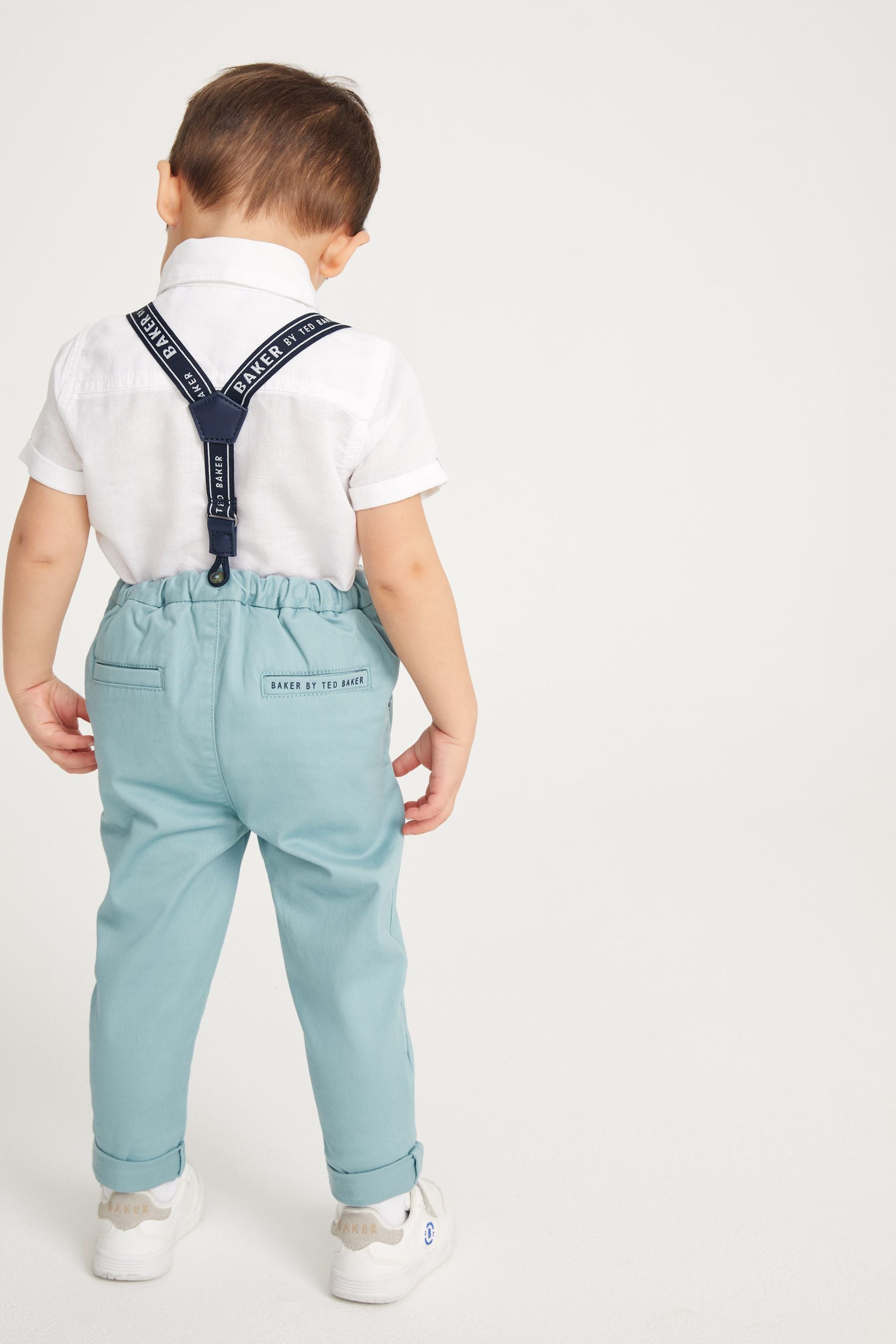 Blue Baker by Ted Baker Shirt, Chino and Braces Set