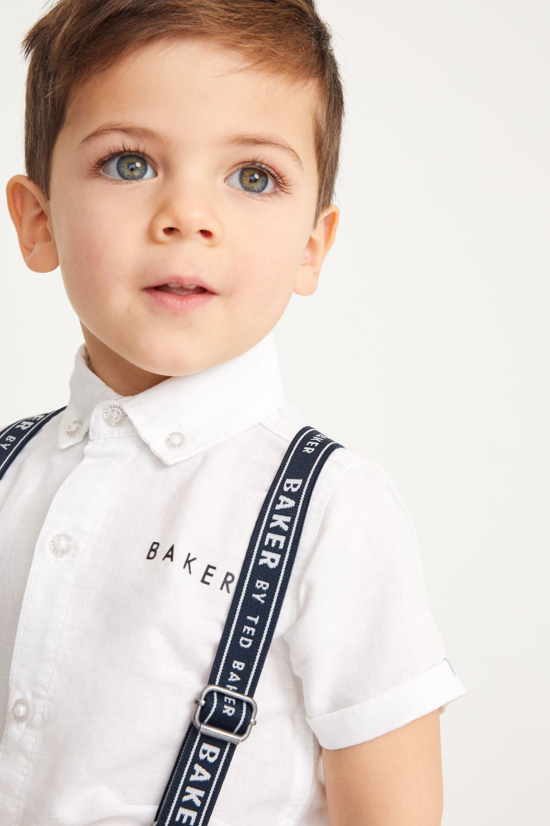 Blue Baker by Ted Baker Shirt, Chino and Braces Set