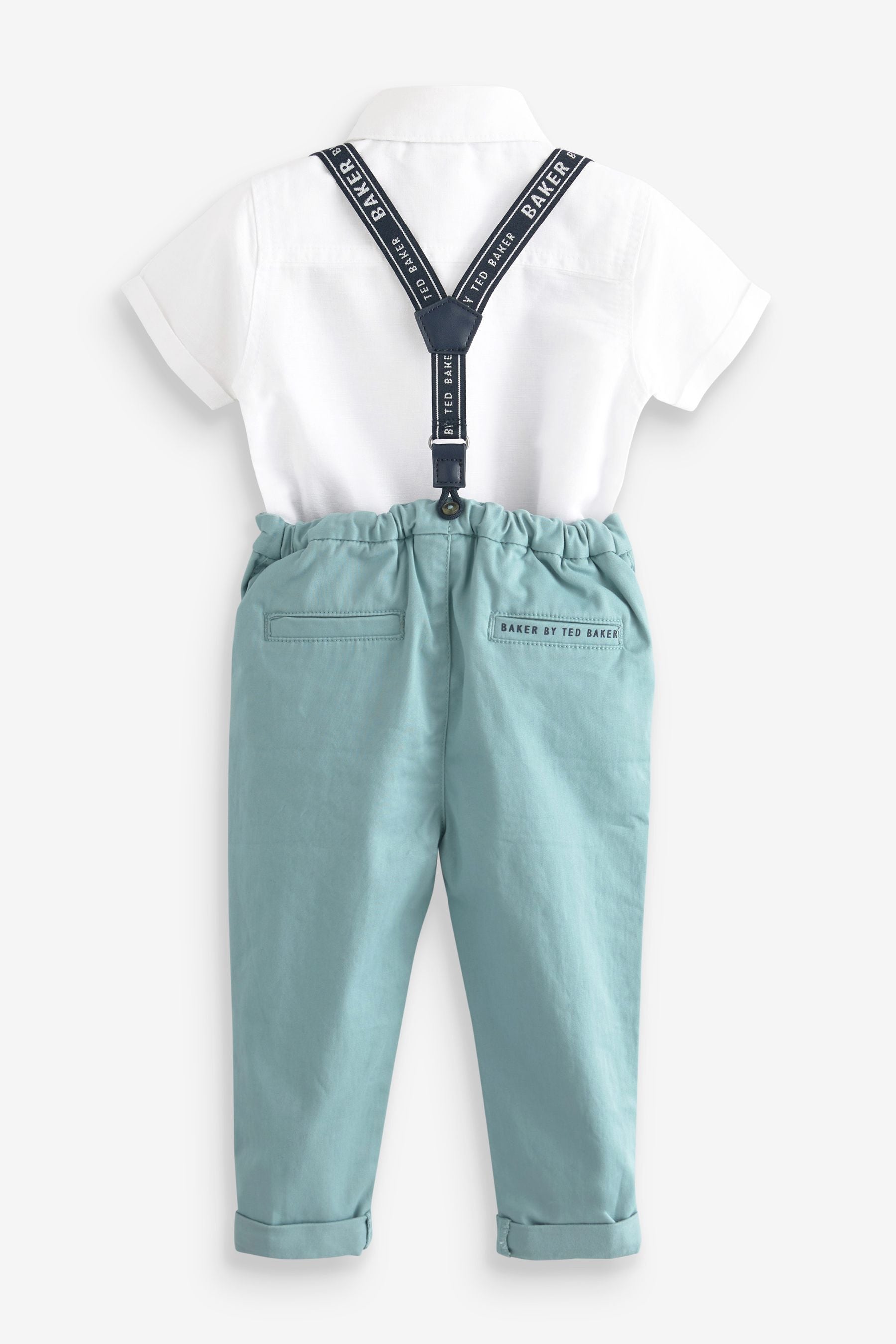 Blue Baker by Ted Baker Shirt, Chino and Braces Set