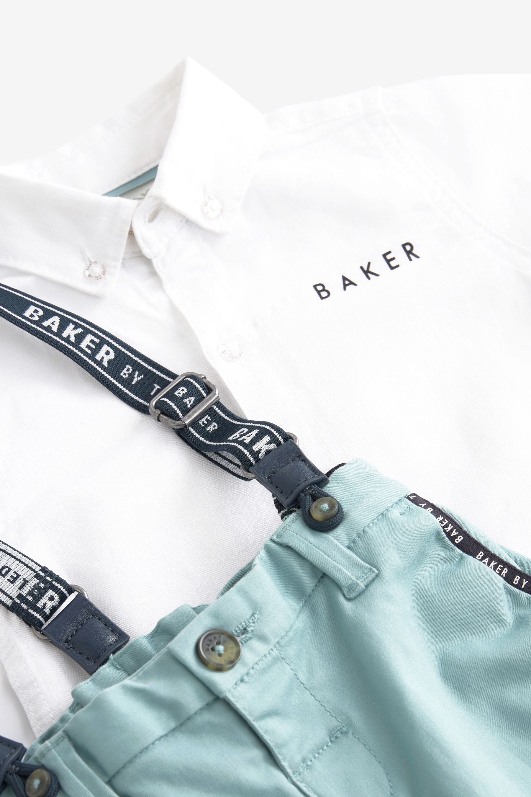 Blue Baker by Ted Baker Shirt, Chino and Braces Set