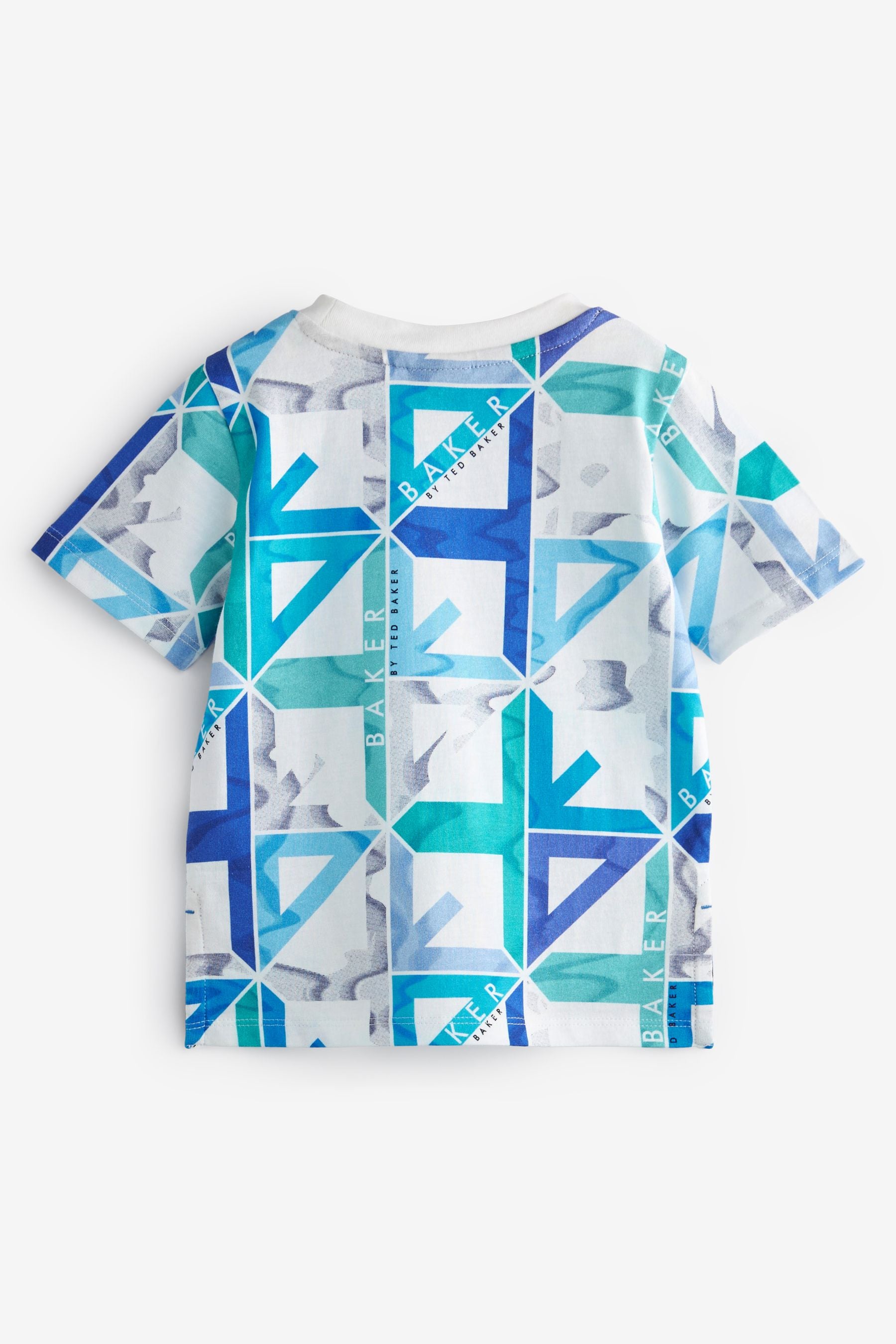 Blue/White Baker by Ted Baker Graphic T-Shirt