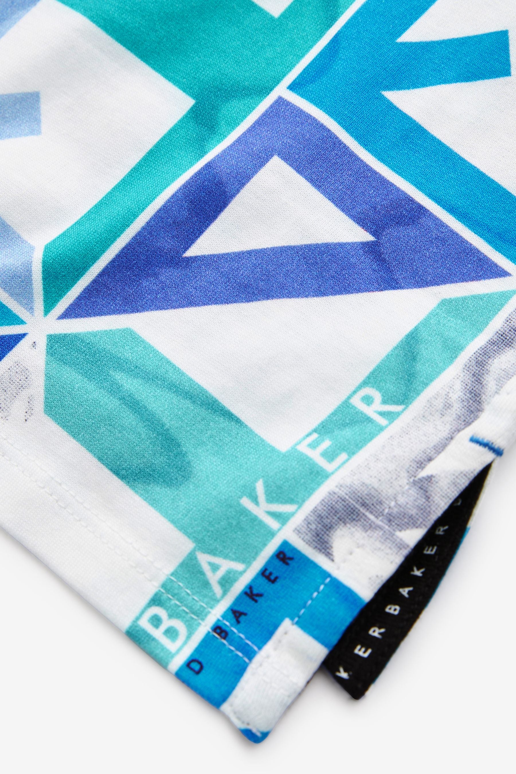 Blue/White Baker by Ted Baker Graphic T-Shirt