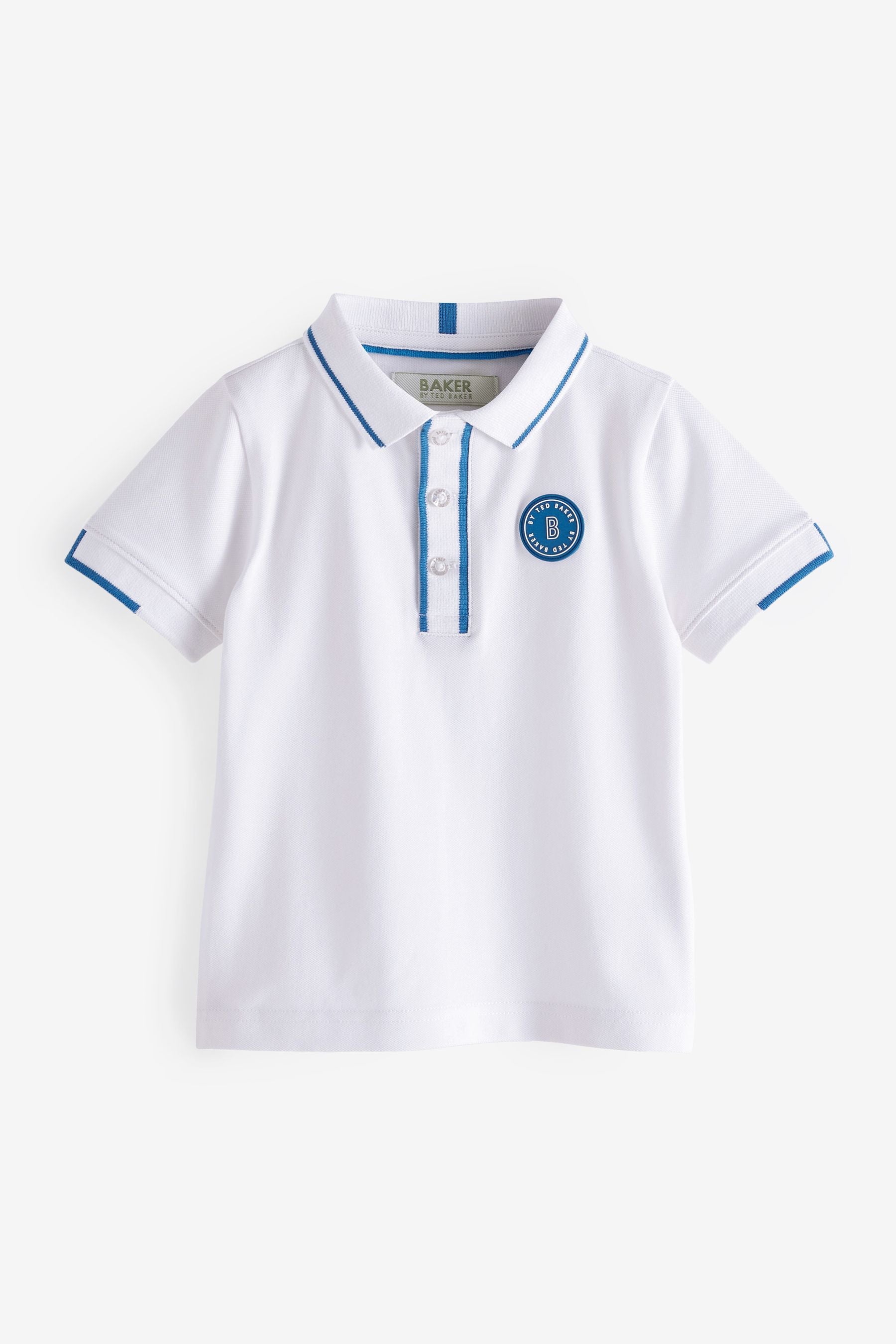 White Baker by Ted Baker Pique Polo Shirt