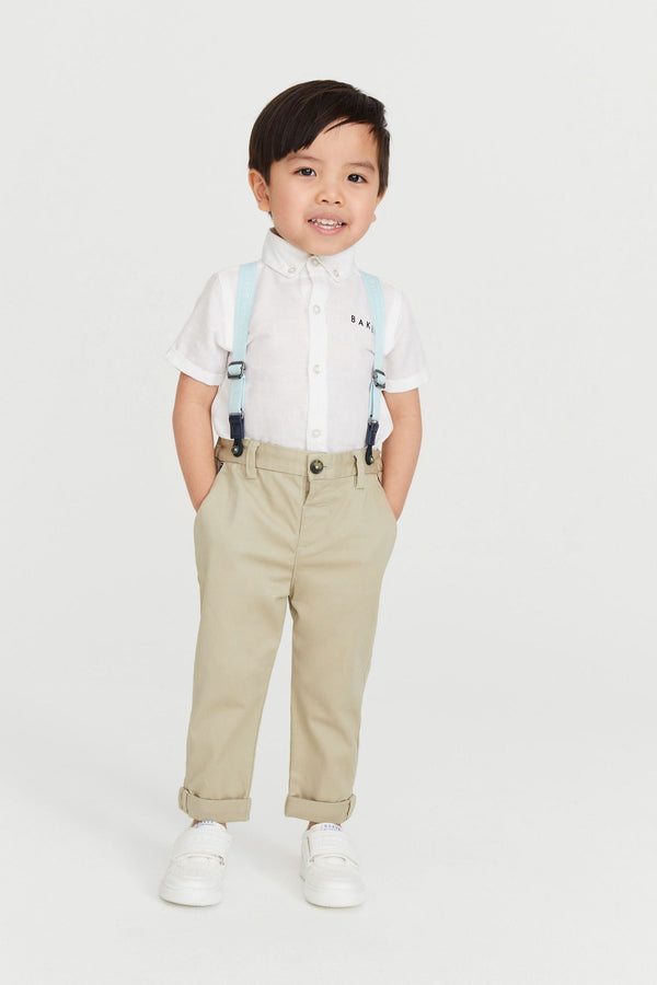 Stone Baker by Ted Baker Shirt, Chino and Braces Set