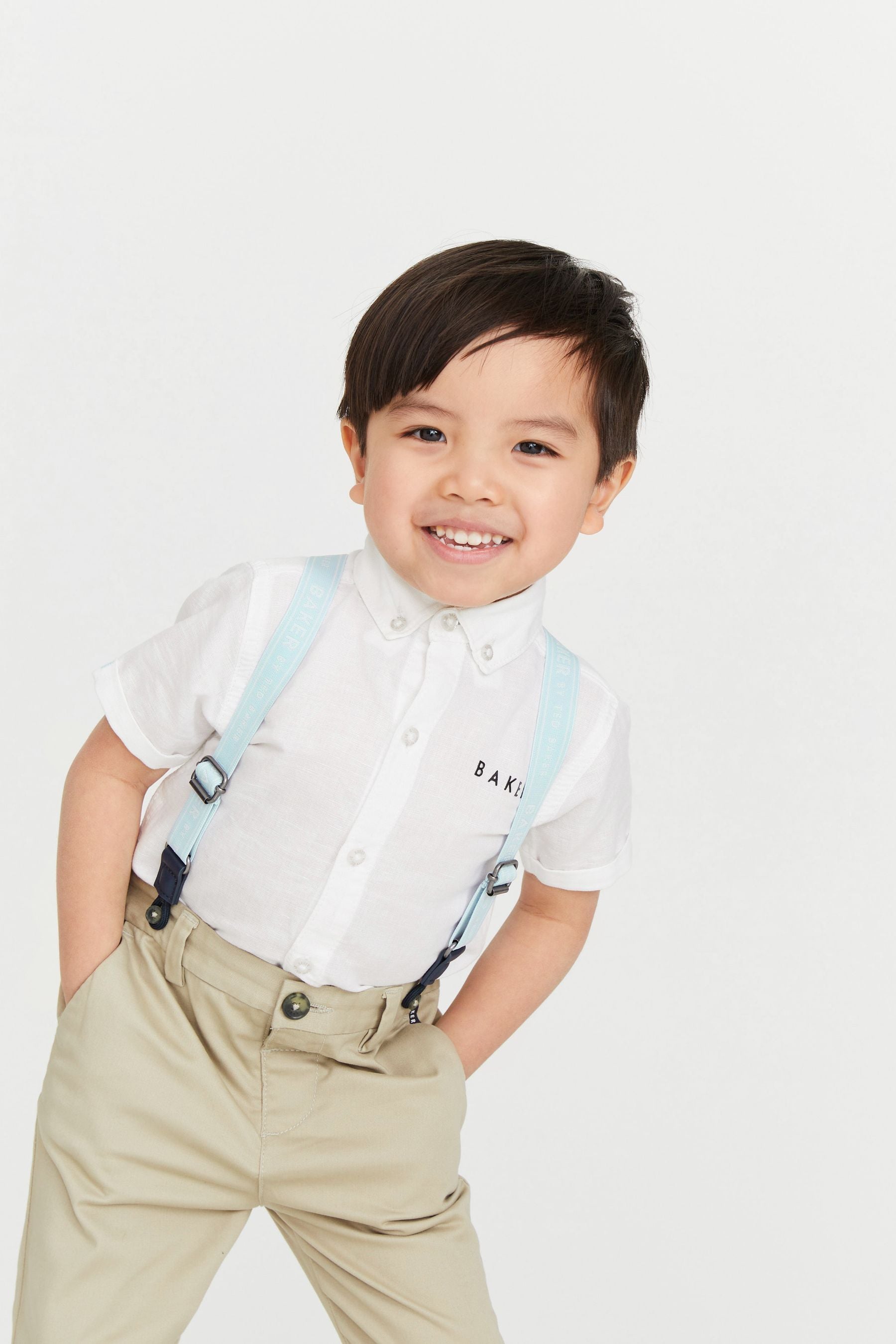 Stone Baker by Ted Baker Shirt, Chino and Braces Set