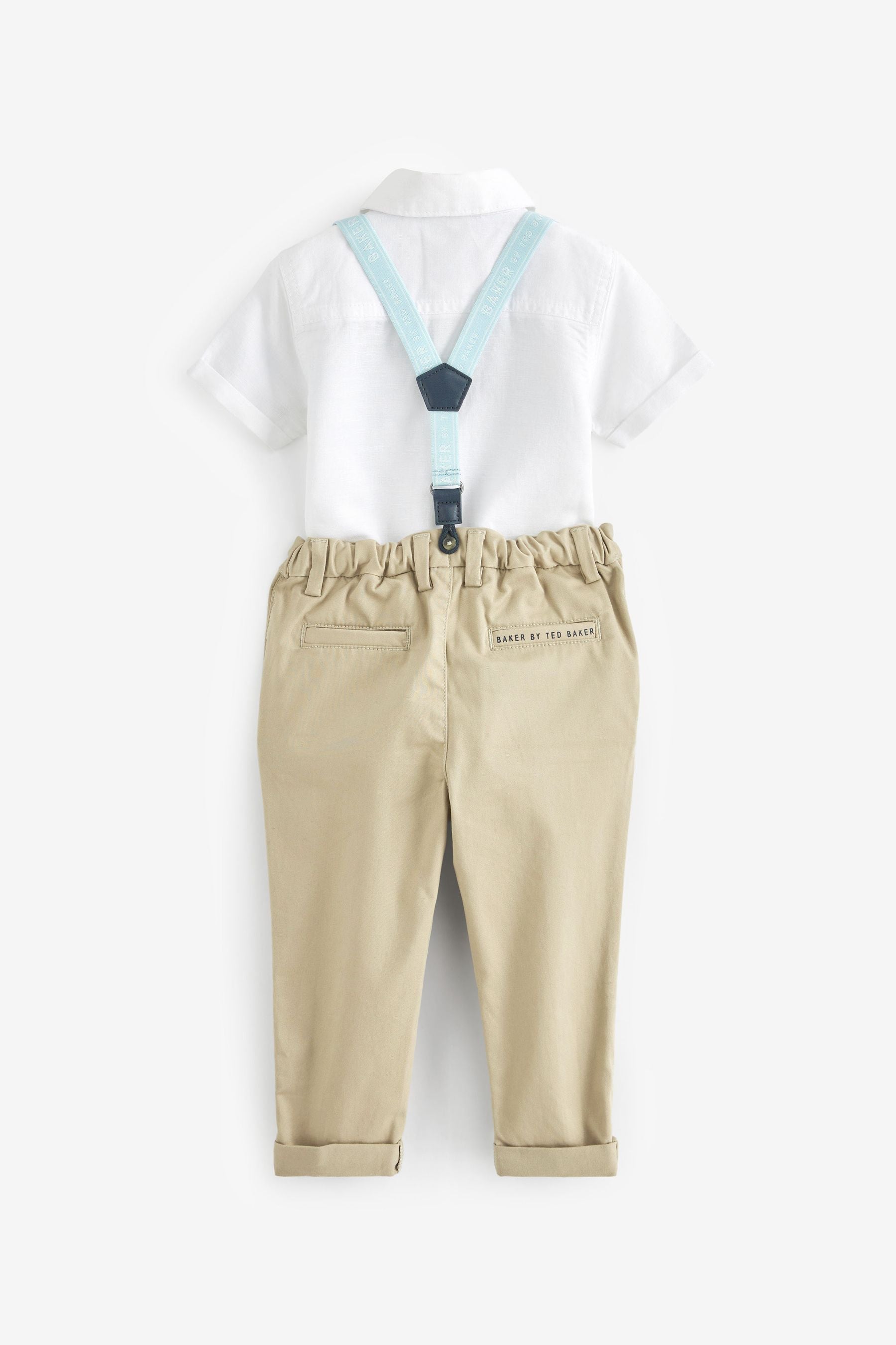 Stone Baker by Ted Baker Shirt, Chino and Braces Set