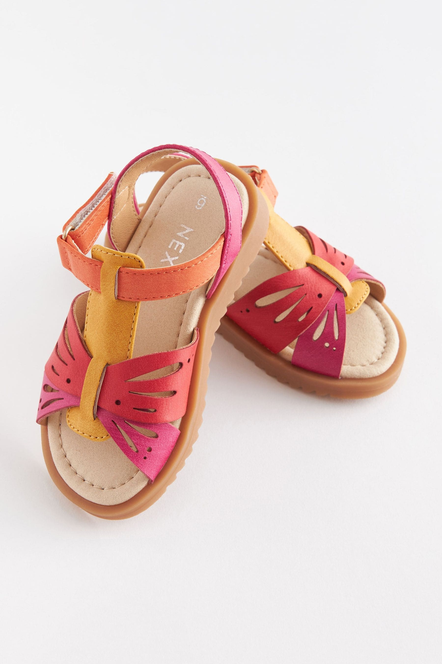 Bright Pink Butterfly Sandals