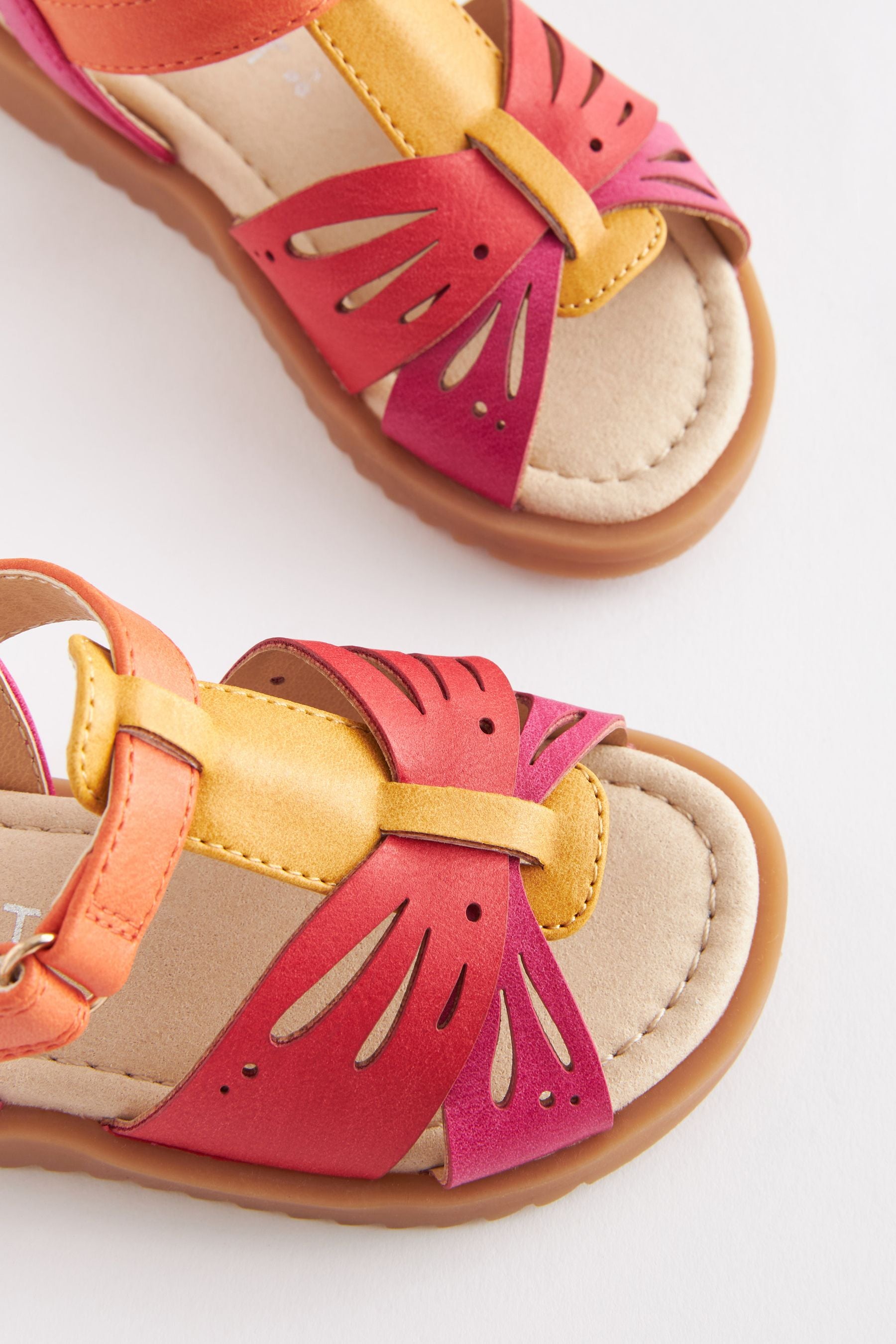 Bright Pink Butterfly Sandals